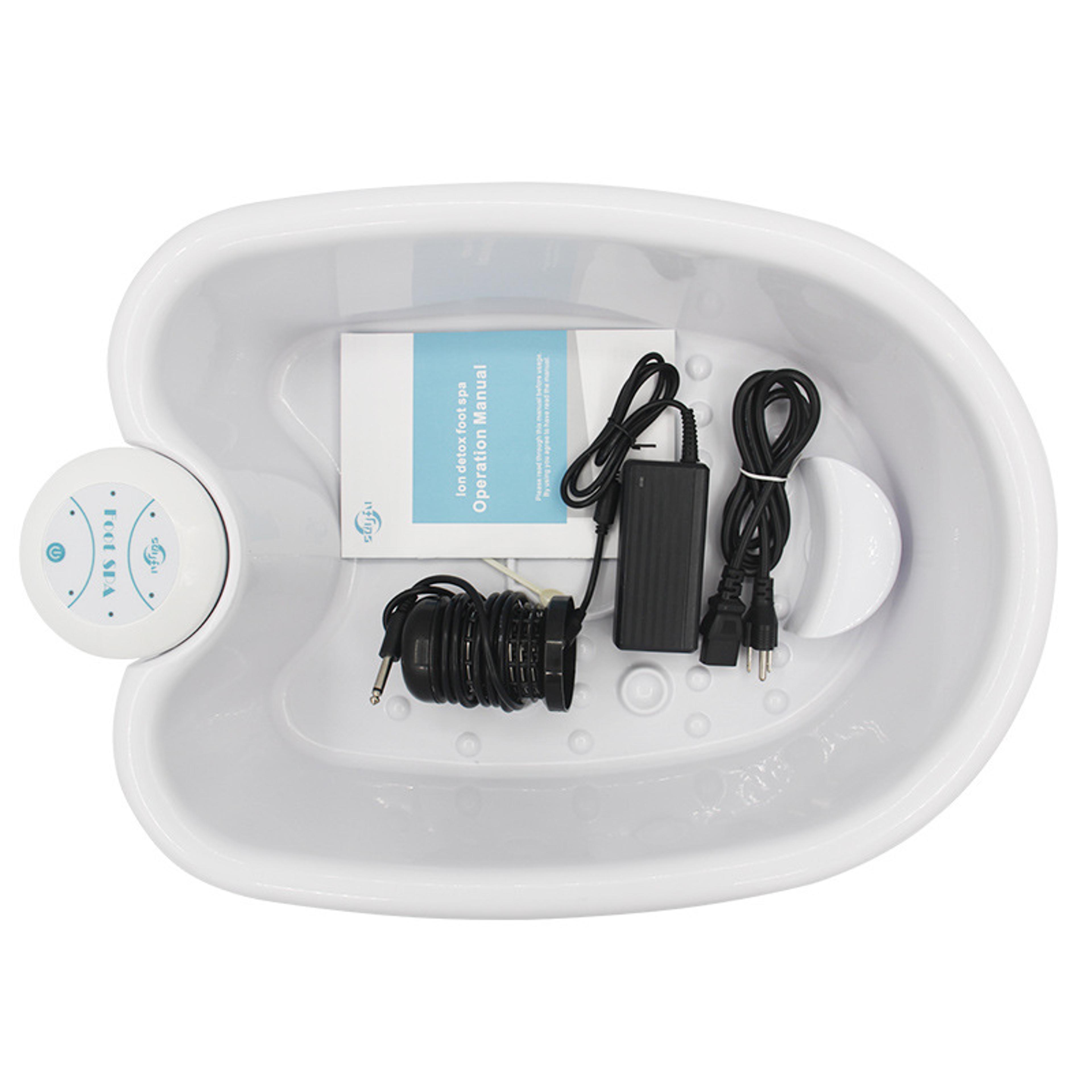 ionic foot bath spa with basin 30 minute home foot soak system