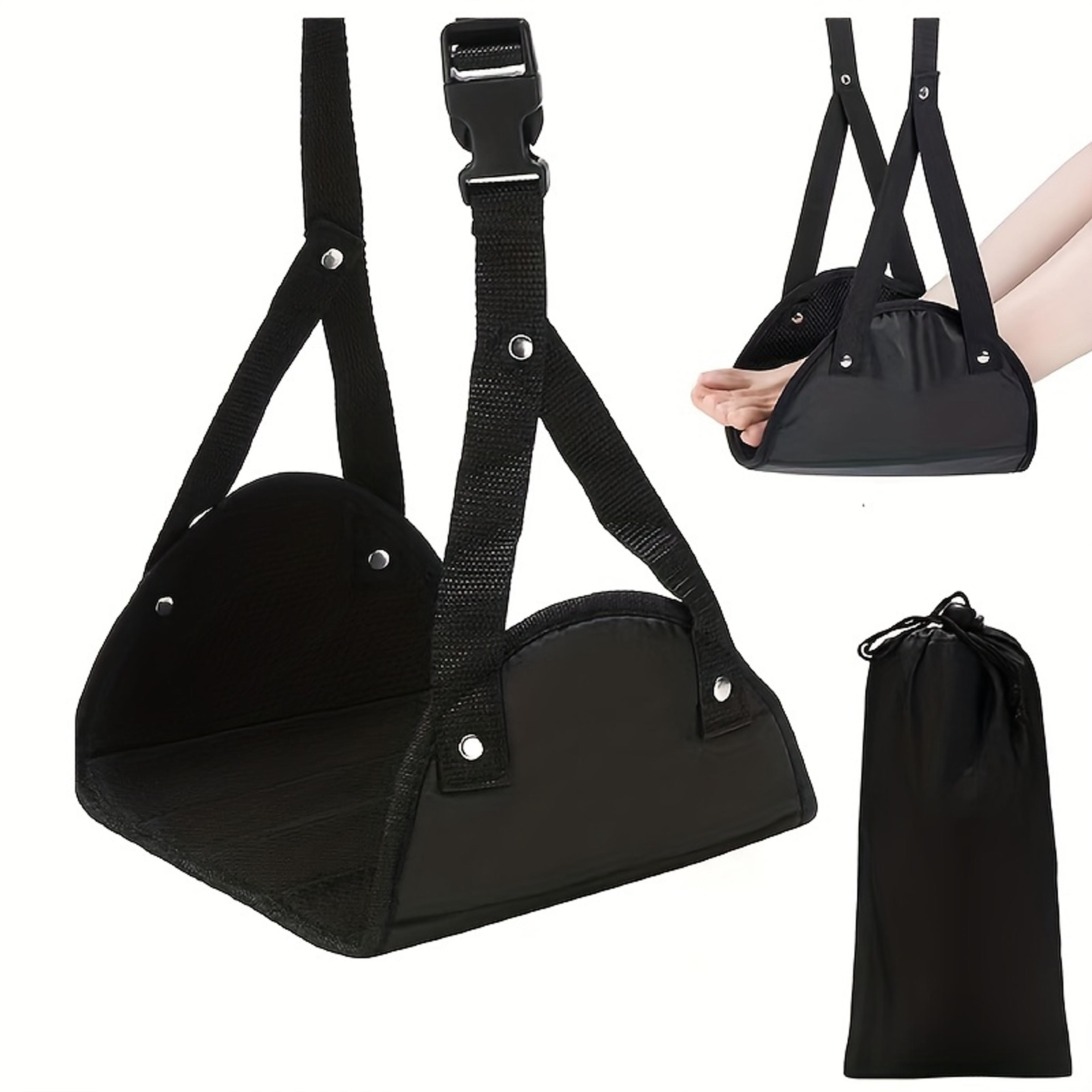 comfortlift airplane footrest adjustable travel foot hammock