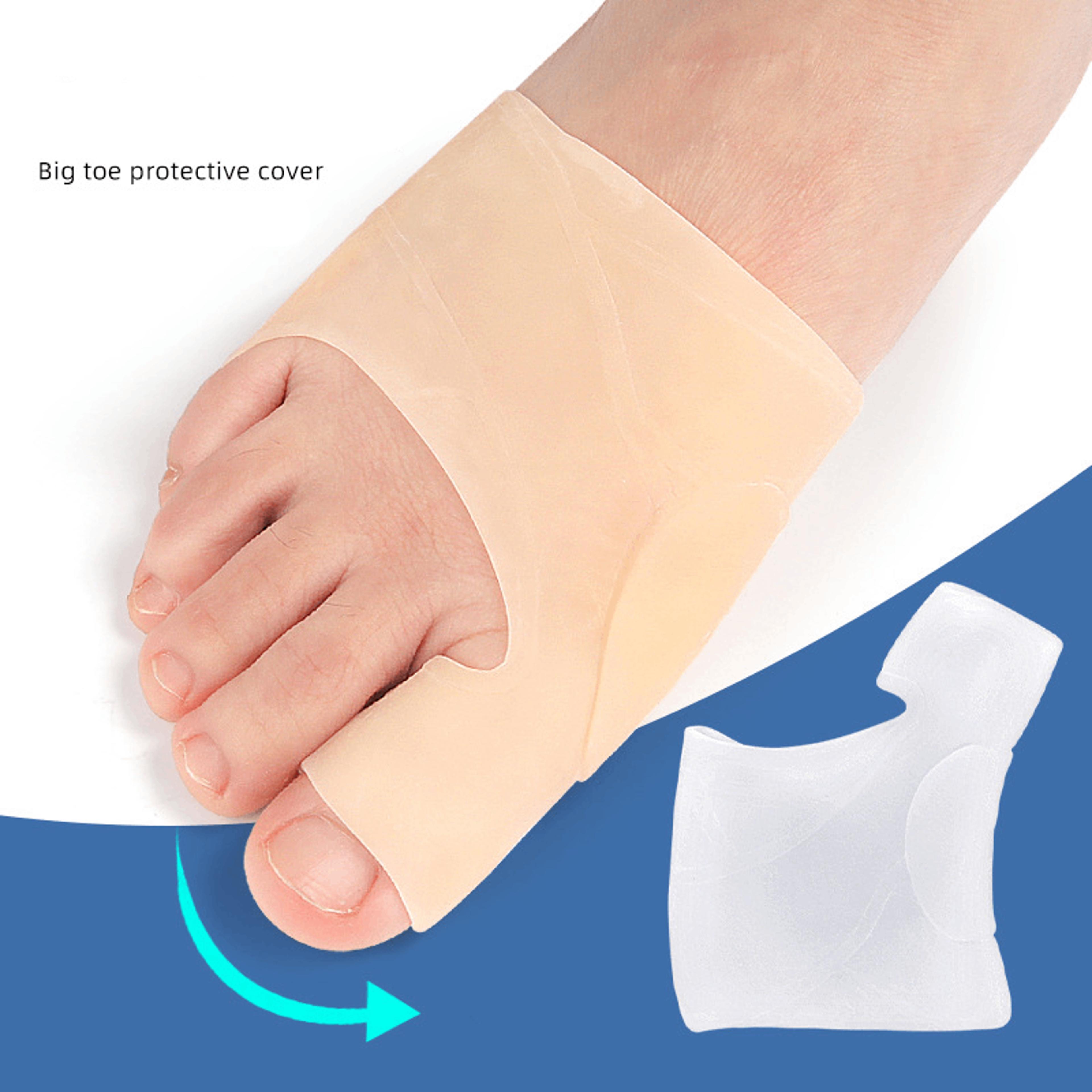 silicone gel toe separator for hammer toes overlapping toes and bunion comfort