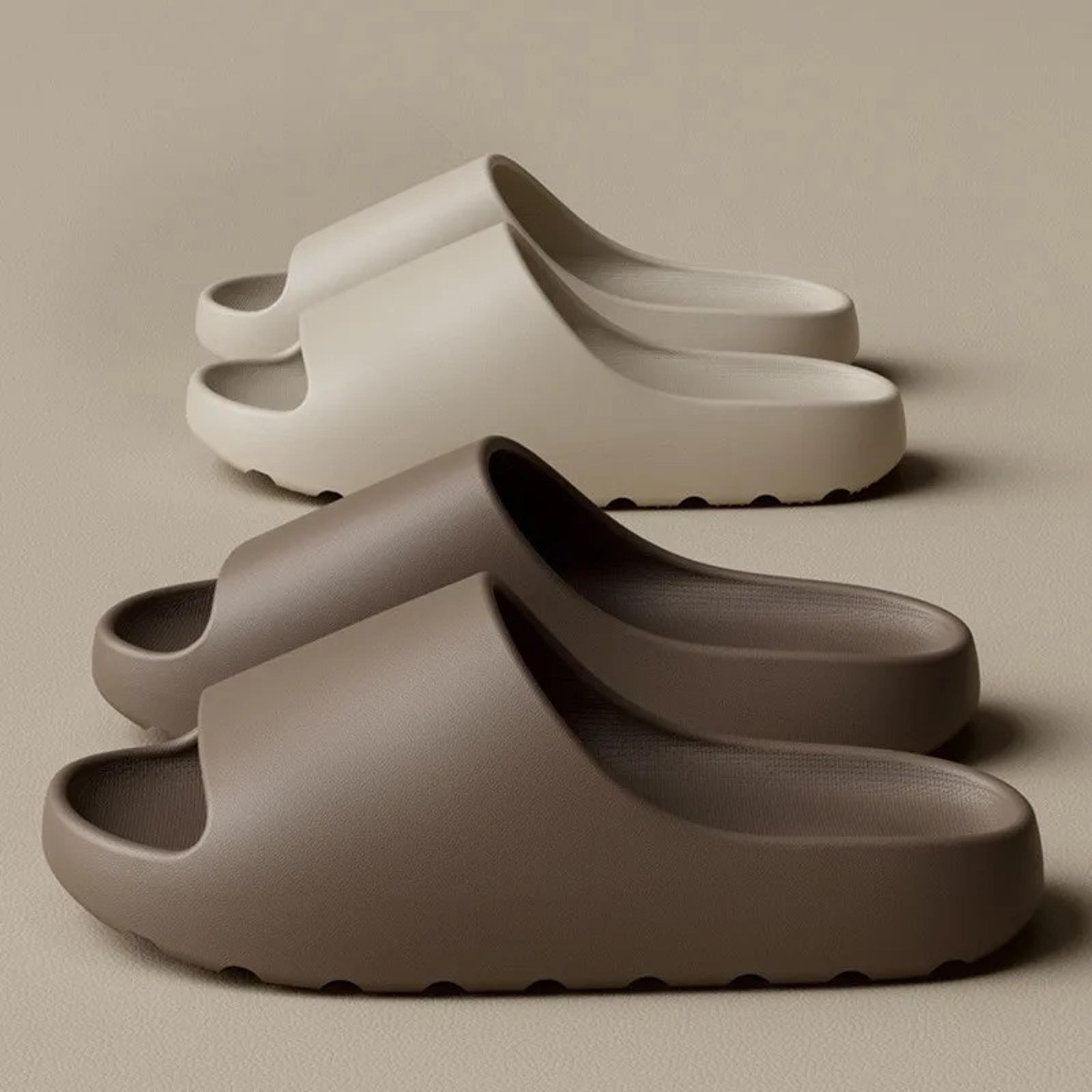 coconut cloud slides thick sole eva non slip beach slippers
