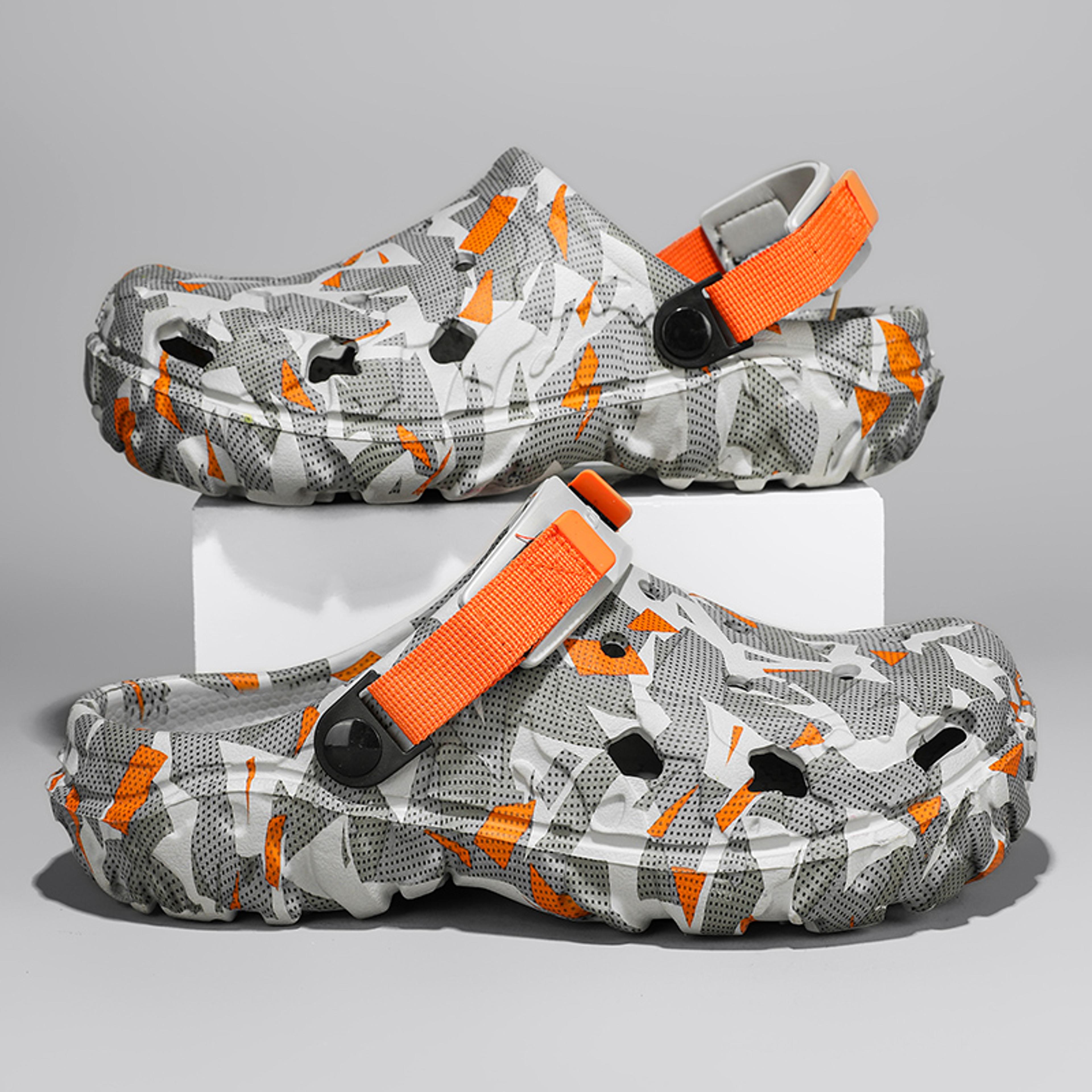 men's camouflage eva clogs lightweight beach sandals and water shoes