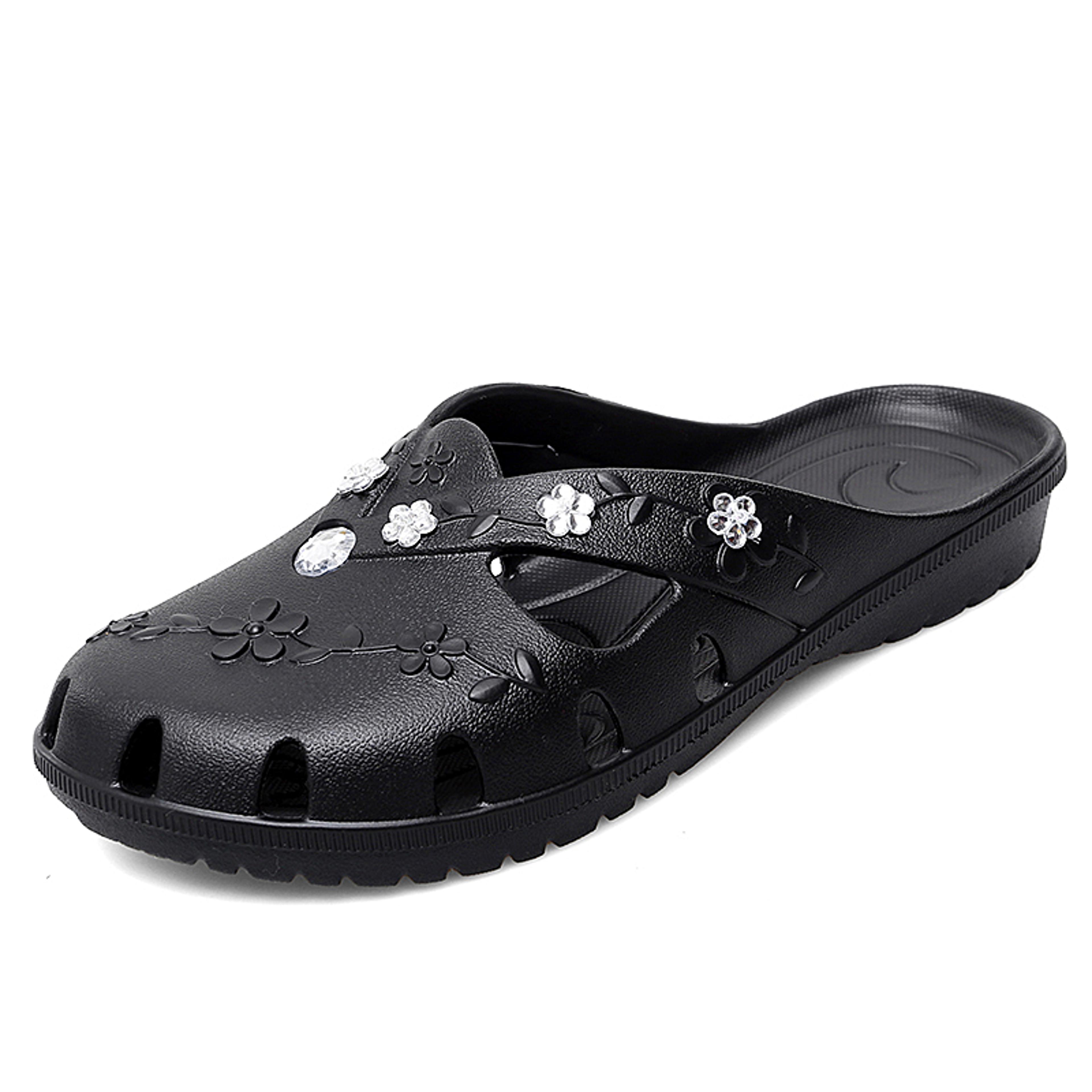 womens summer jelly platform slippers breathable beach house shoes