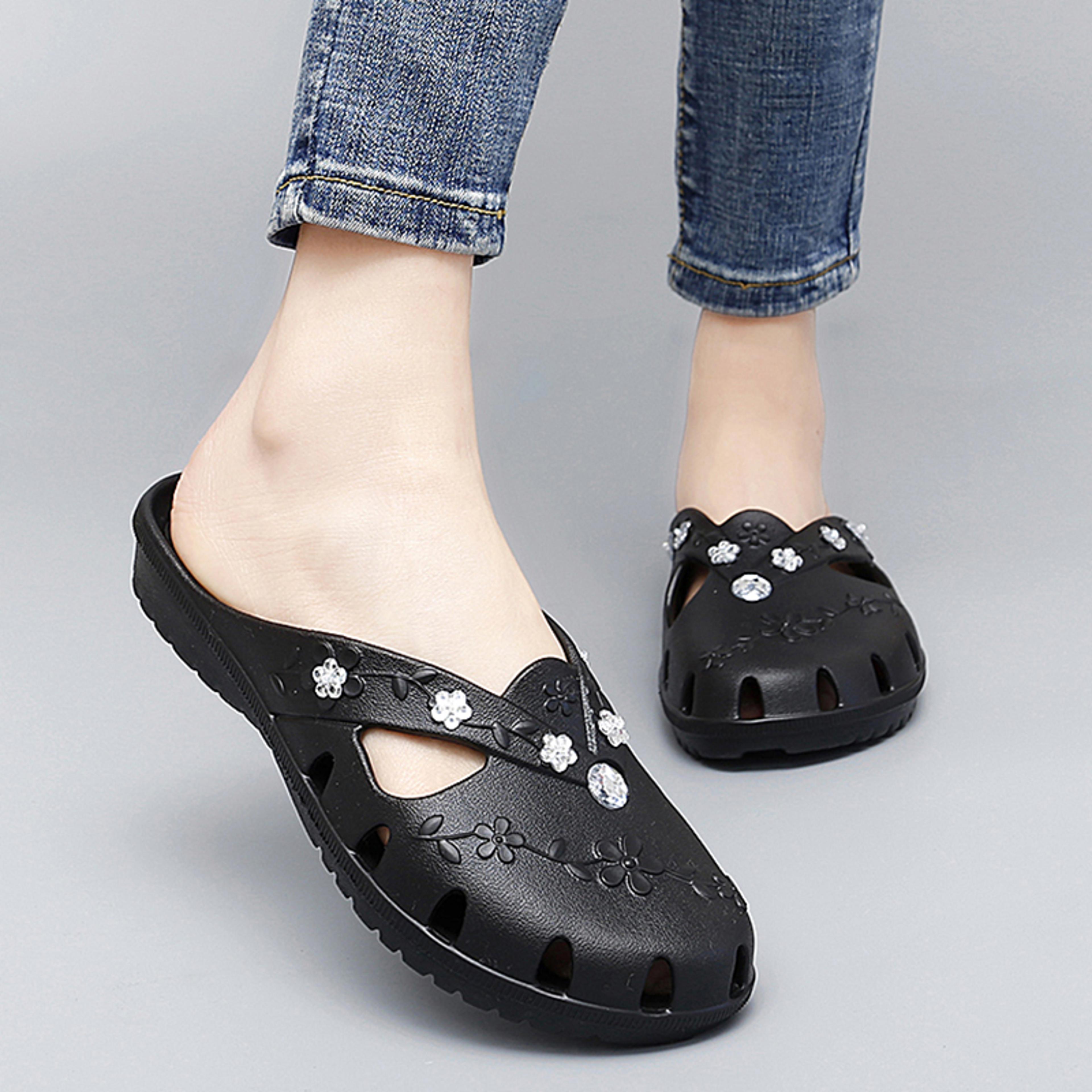 breathable womens casual clogs lightweight summer beach sandals