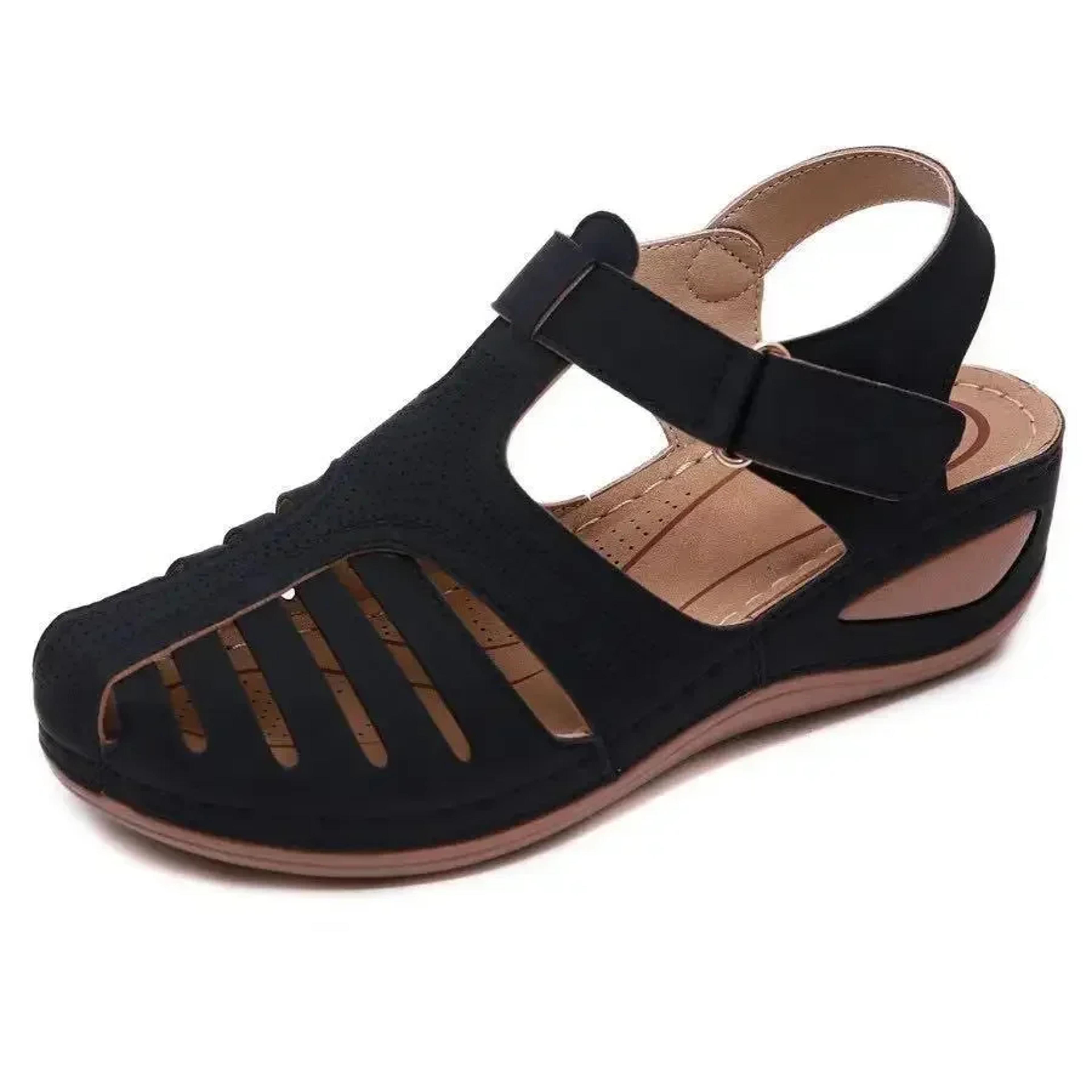 women's orthopedic bunion corrector wedge sandals with arch support