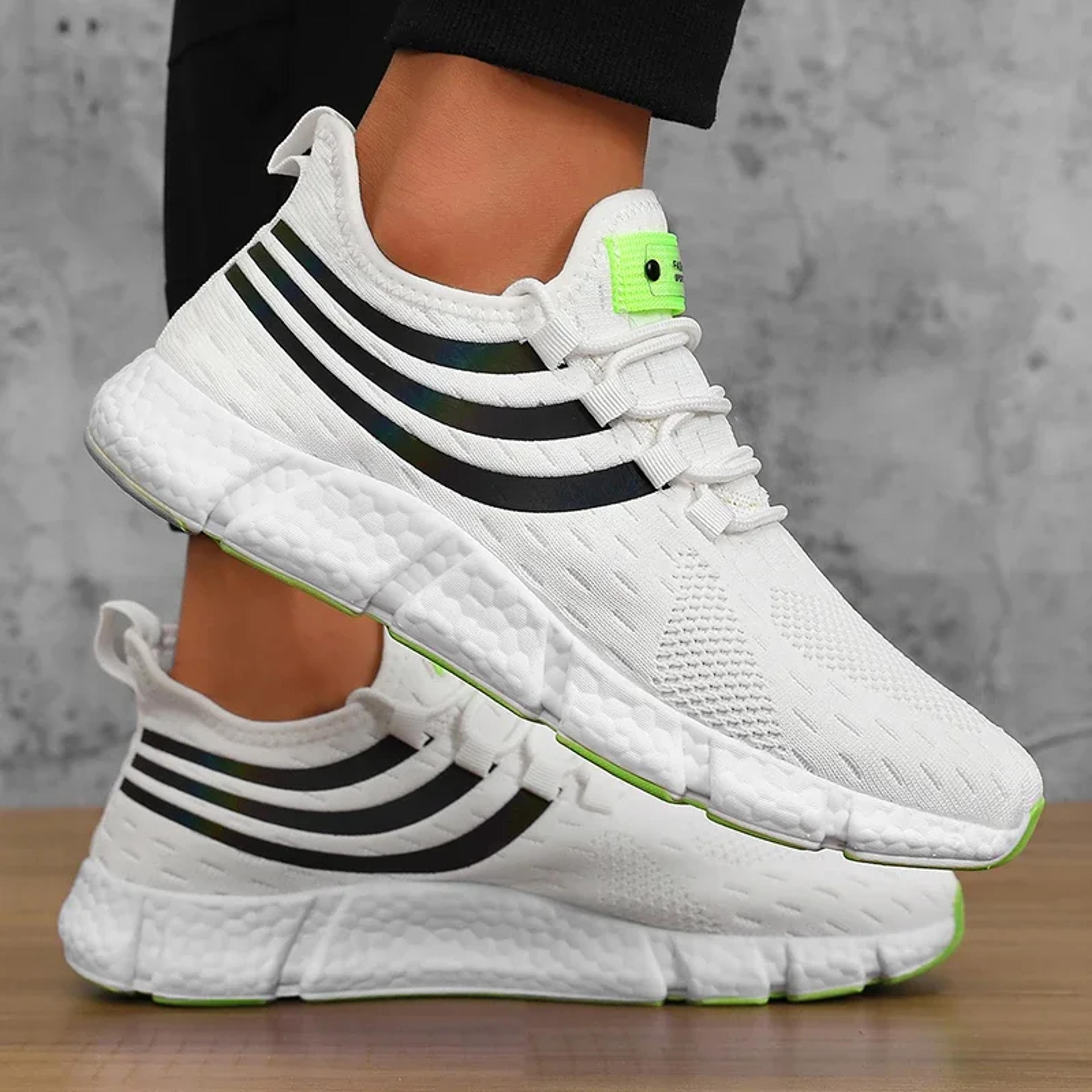 mens breathable platform sneakers lightweight running and walking shoes