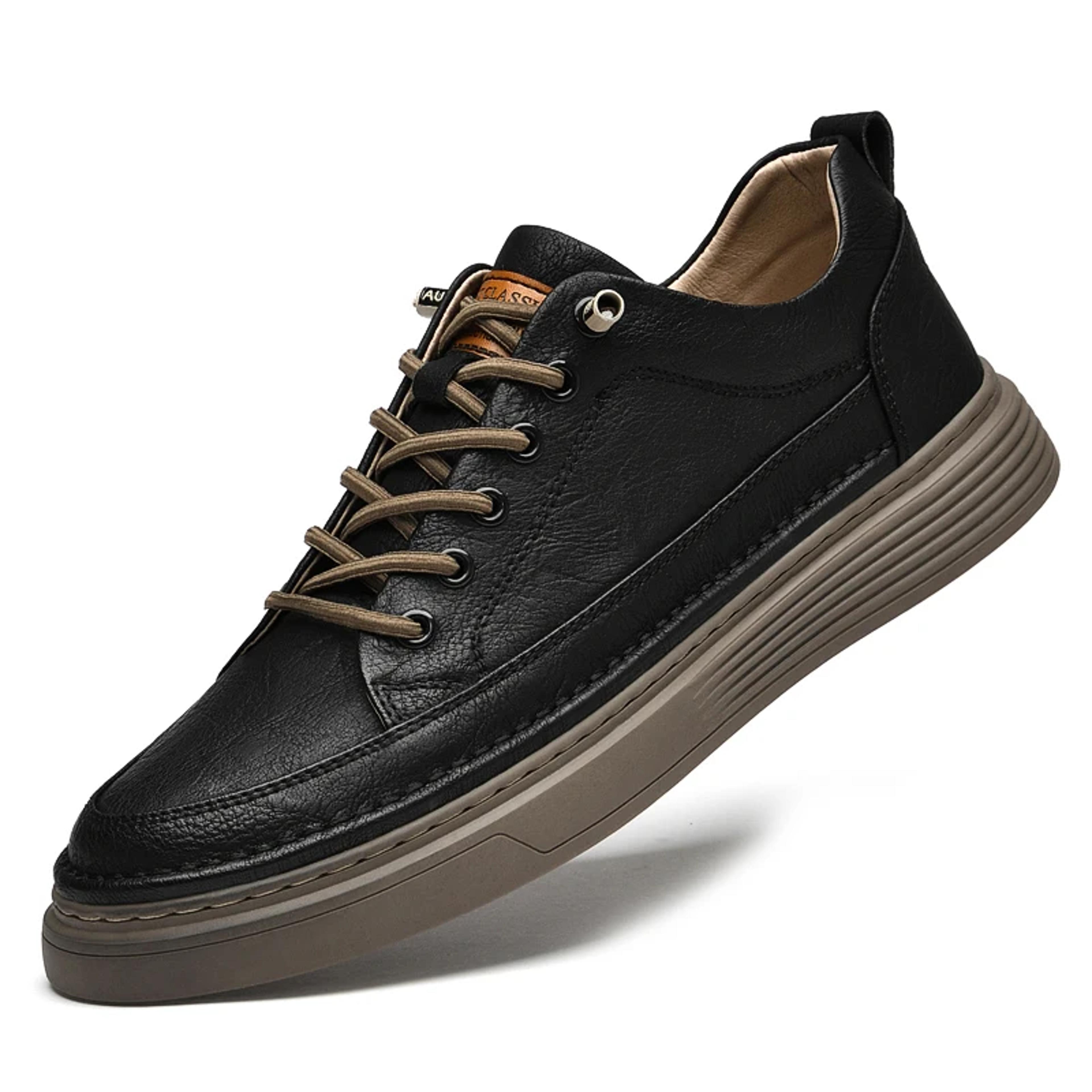 handmade genuine leather men casual oxford shoes
