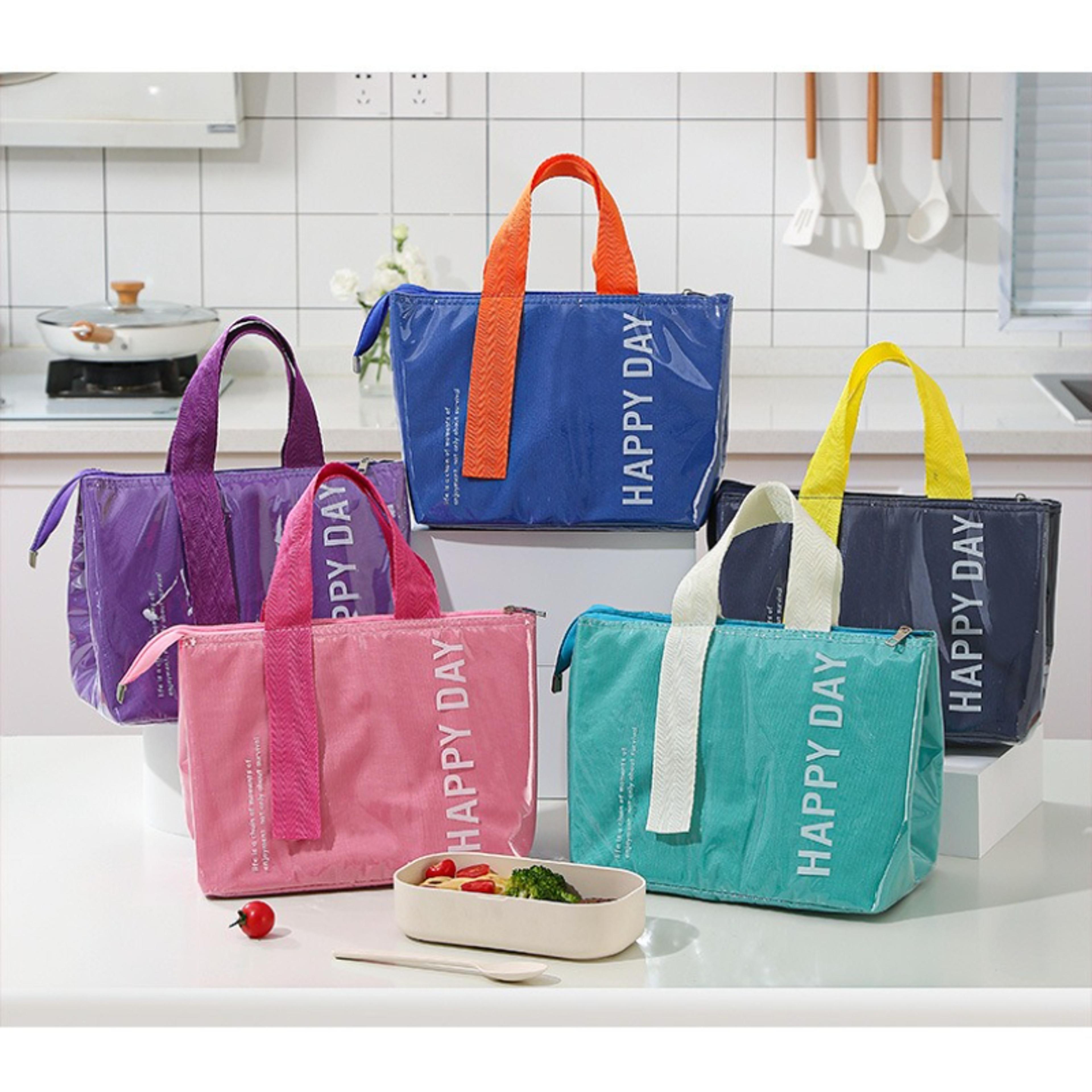 large capacity insulated lunch bag portable thermal bento picnic food storage bag