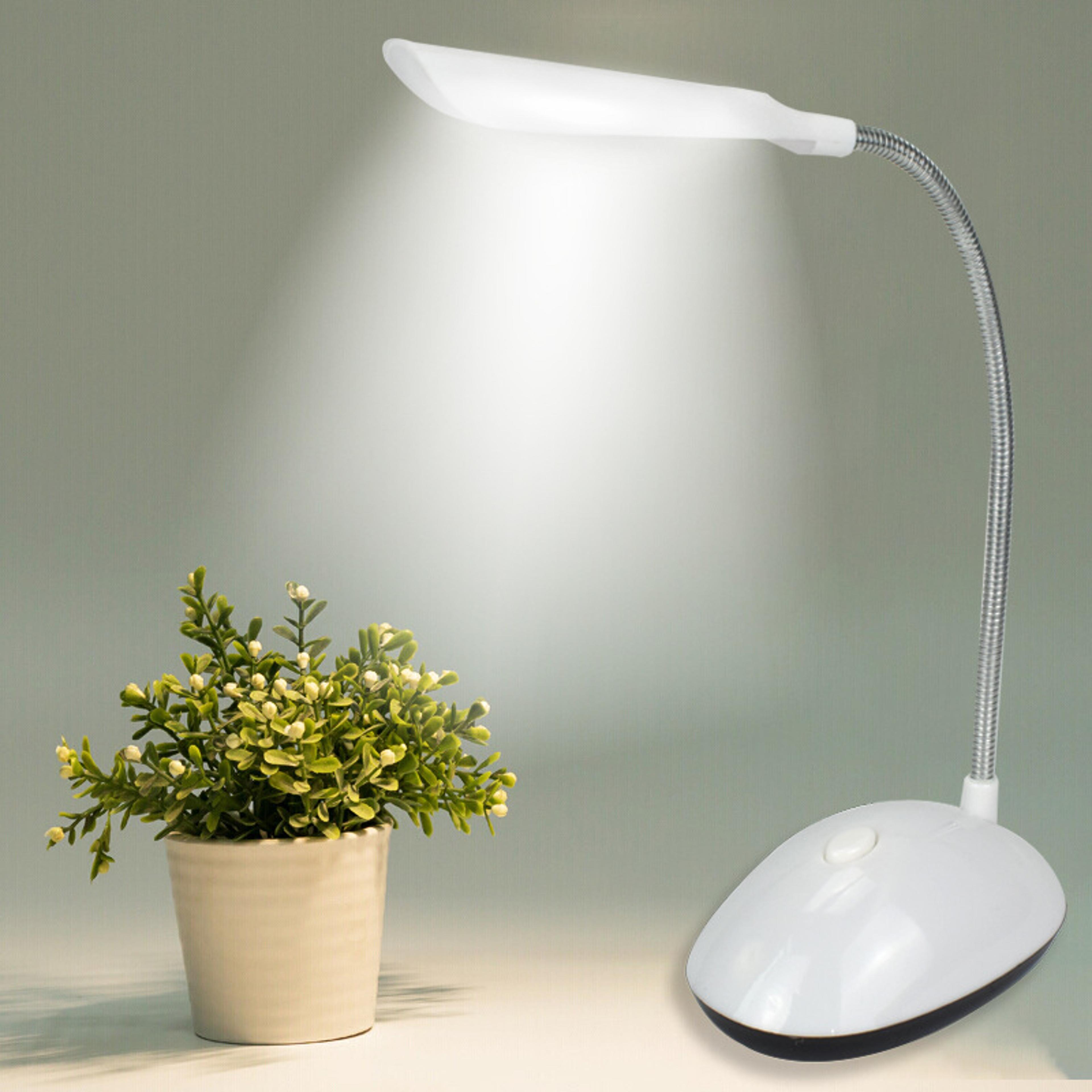 foldable led desk lamp eye friendly battery powered reading light