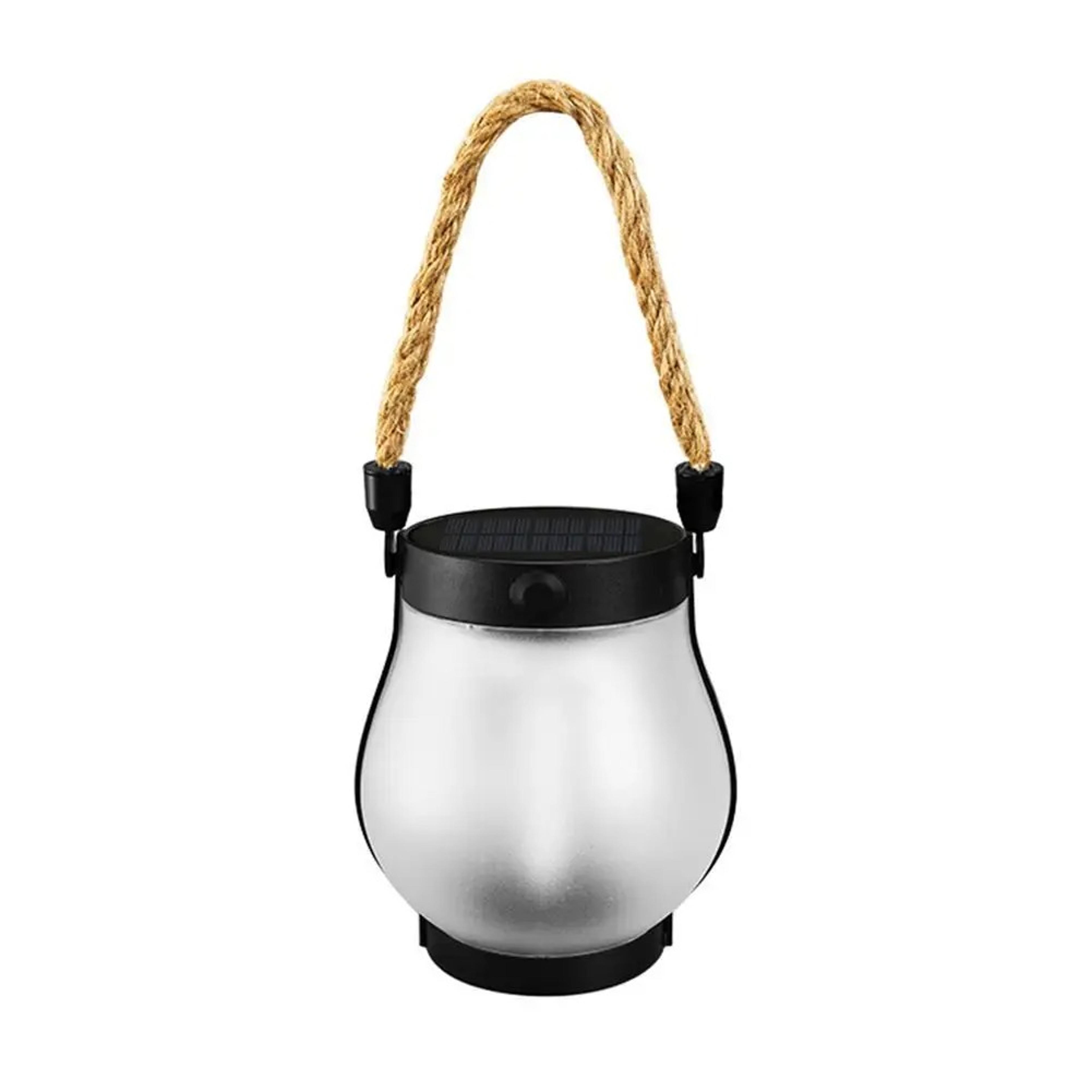 solar flame camping lantern usb rechargeable waterproof outdoor light