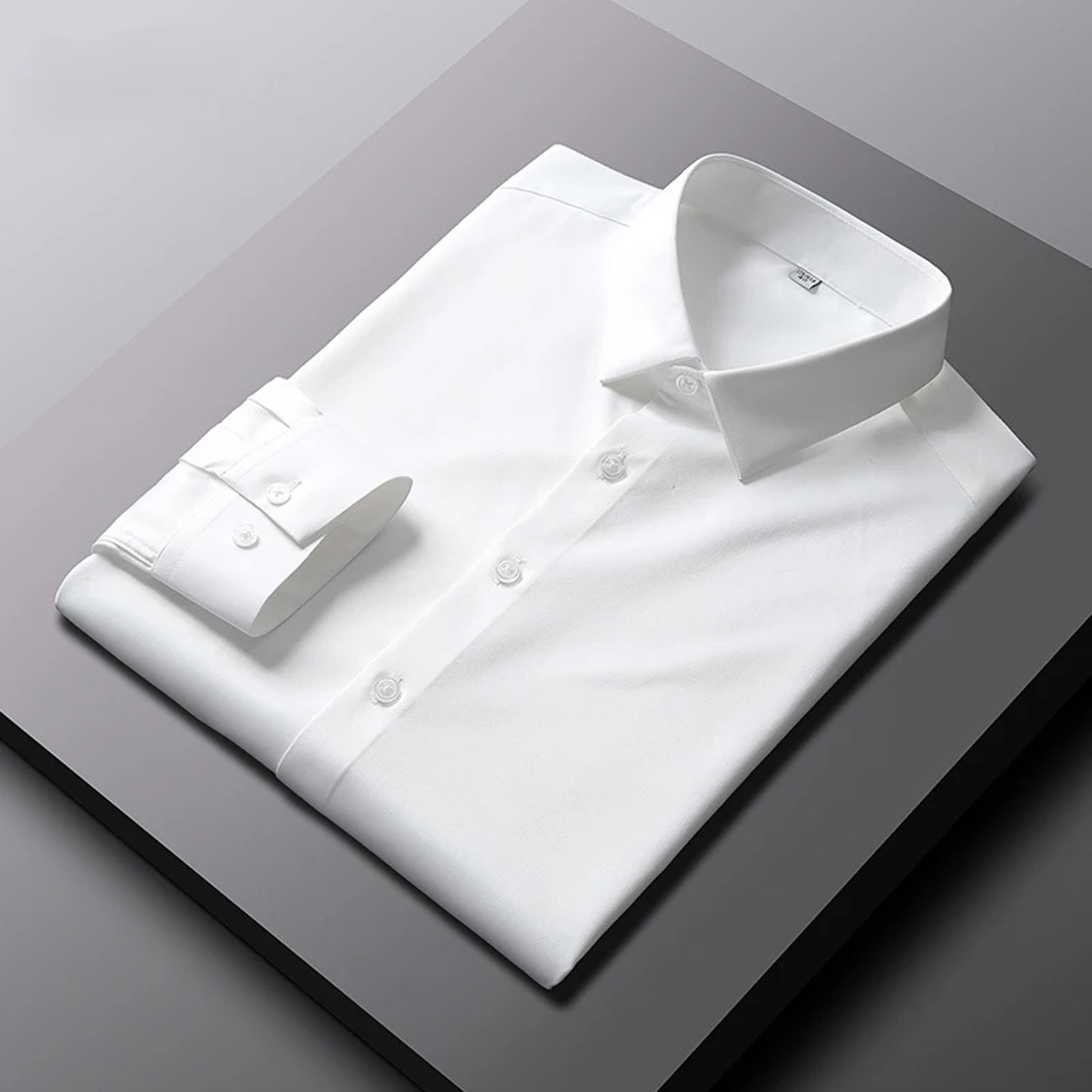 men's wrinkle resistant long sleeve business shirt