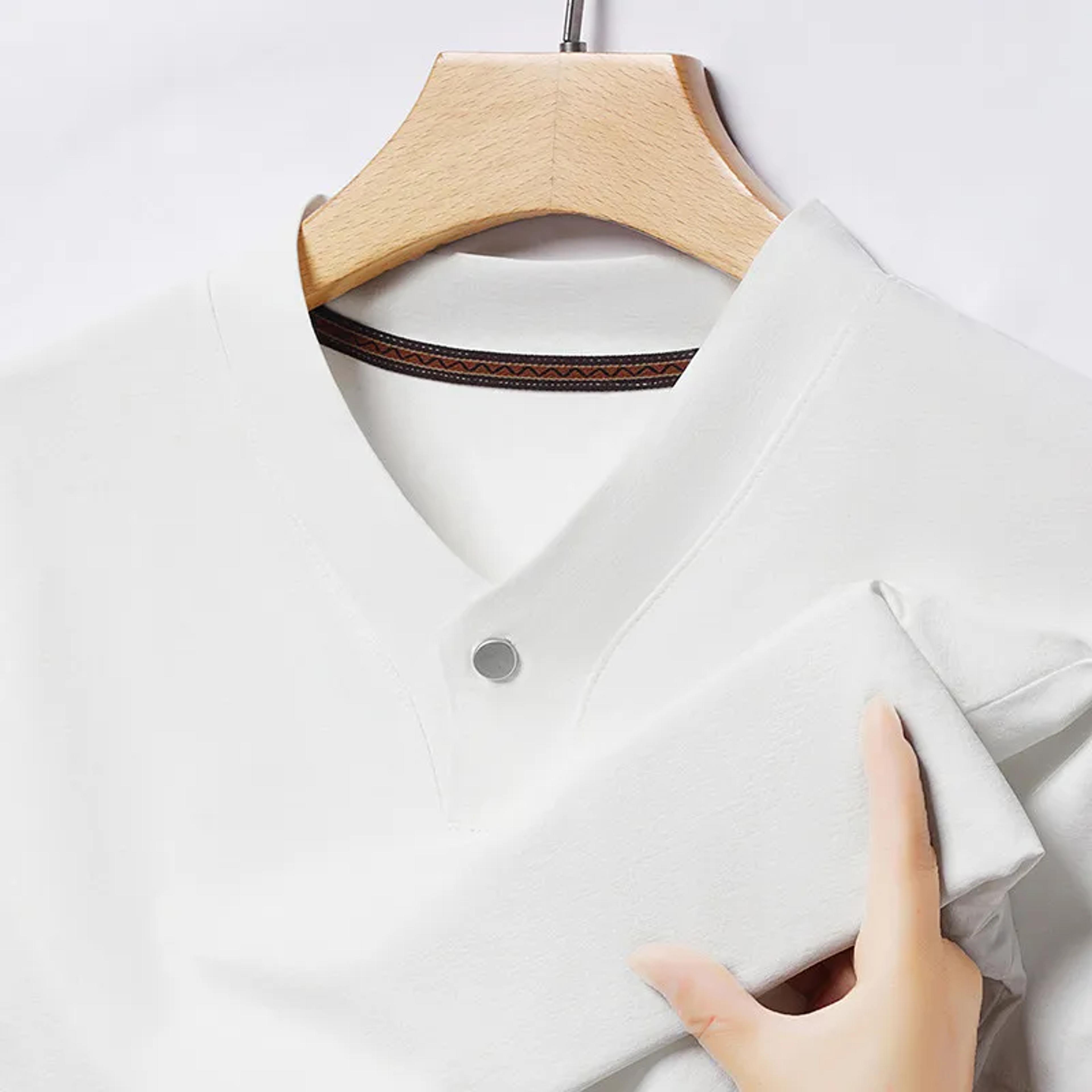 men's v neck t shirt casual short sleeve solid color summer top