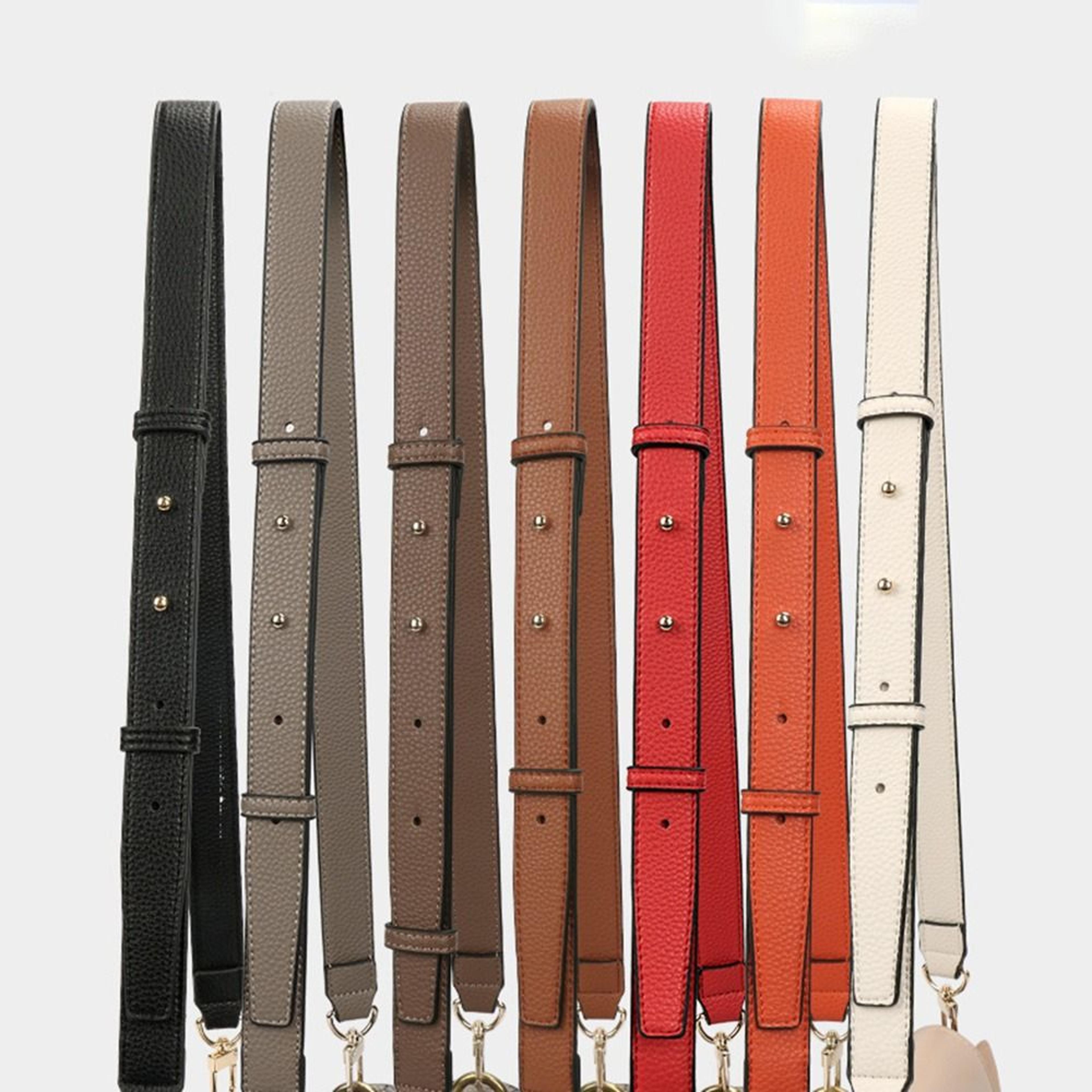 genuine leather adjustable replacement bag strap for crossbody and shoulder bags