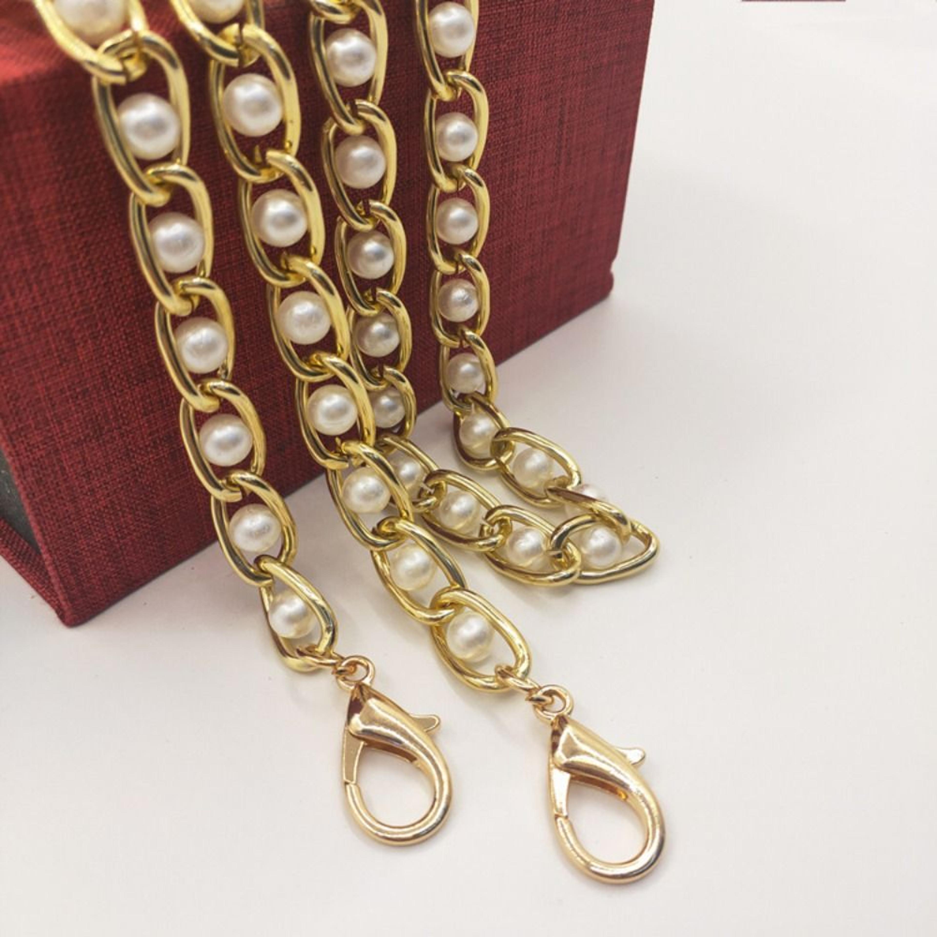 elegant metal purse chain strap replacement for shoulder and crossbody bags