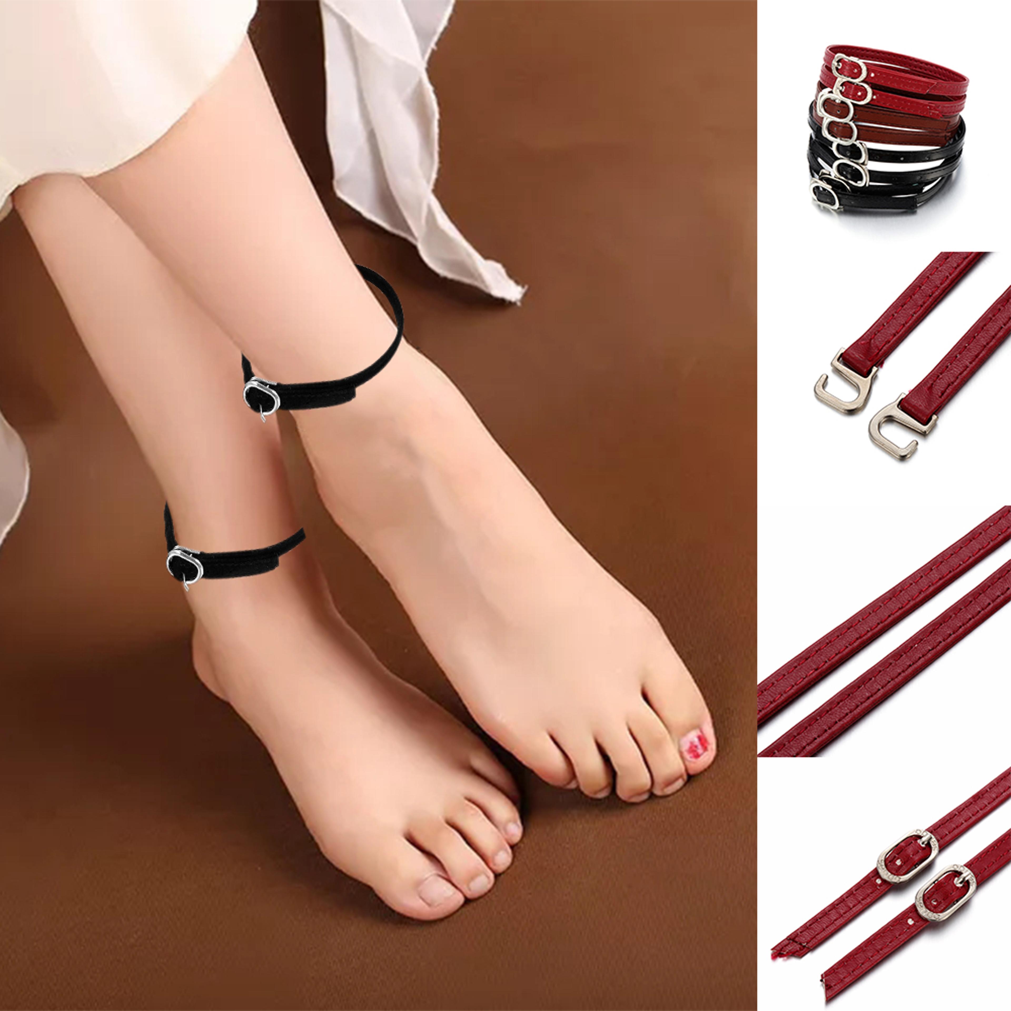 adjustable high heel shoe straps anti slip ankle straps for women