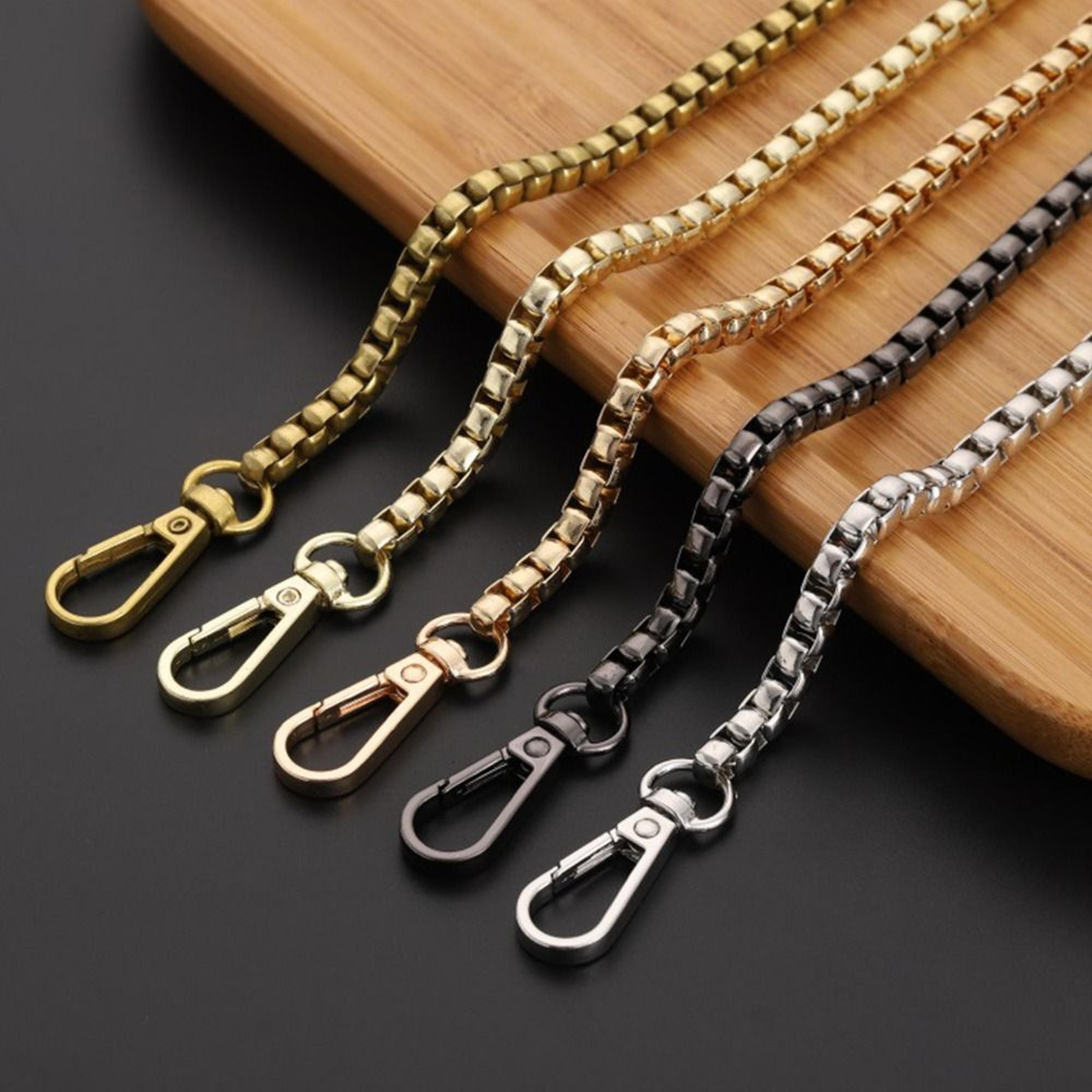 elegant metal purse chain strap replacement for handbags and shoulder bags