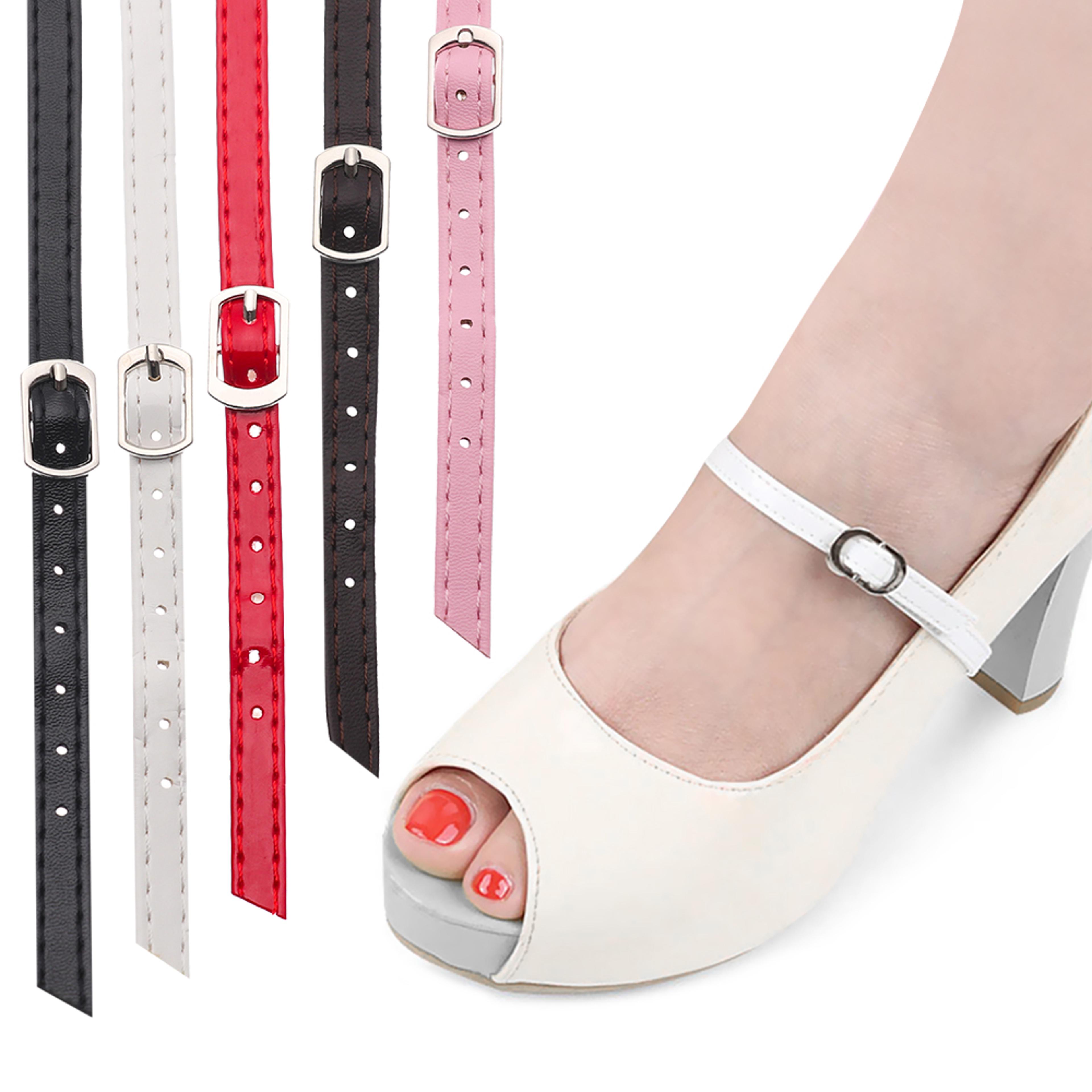 adjustable pu leather high heel straps for secure ankle fit