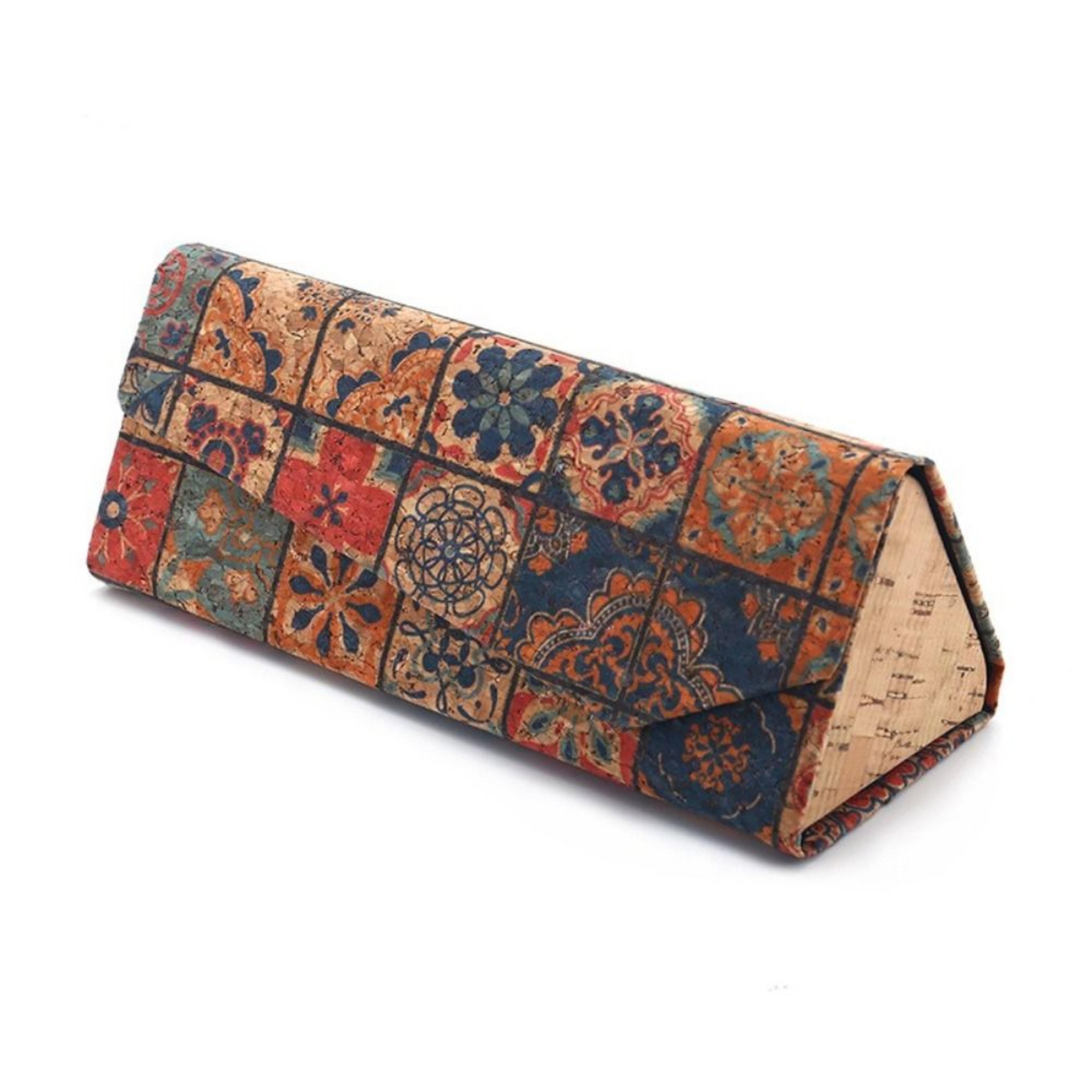retro totem folding glasses case portable sunglasses case for travel