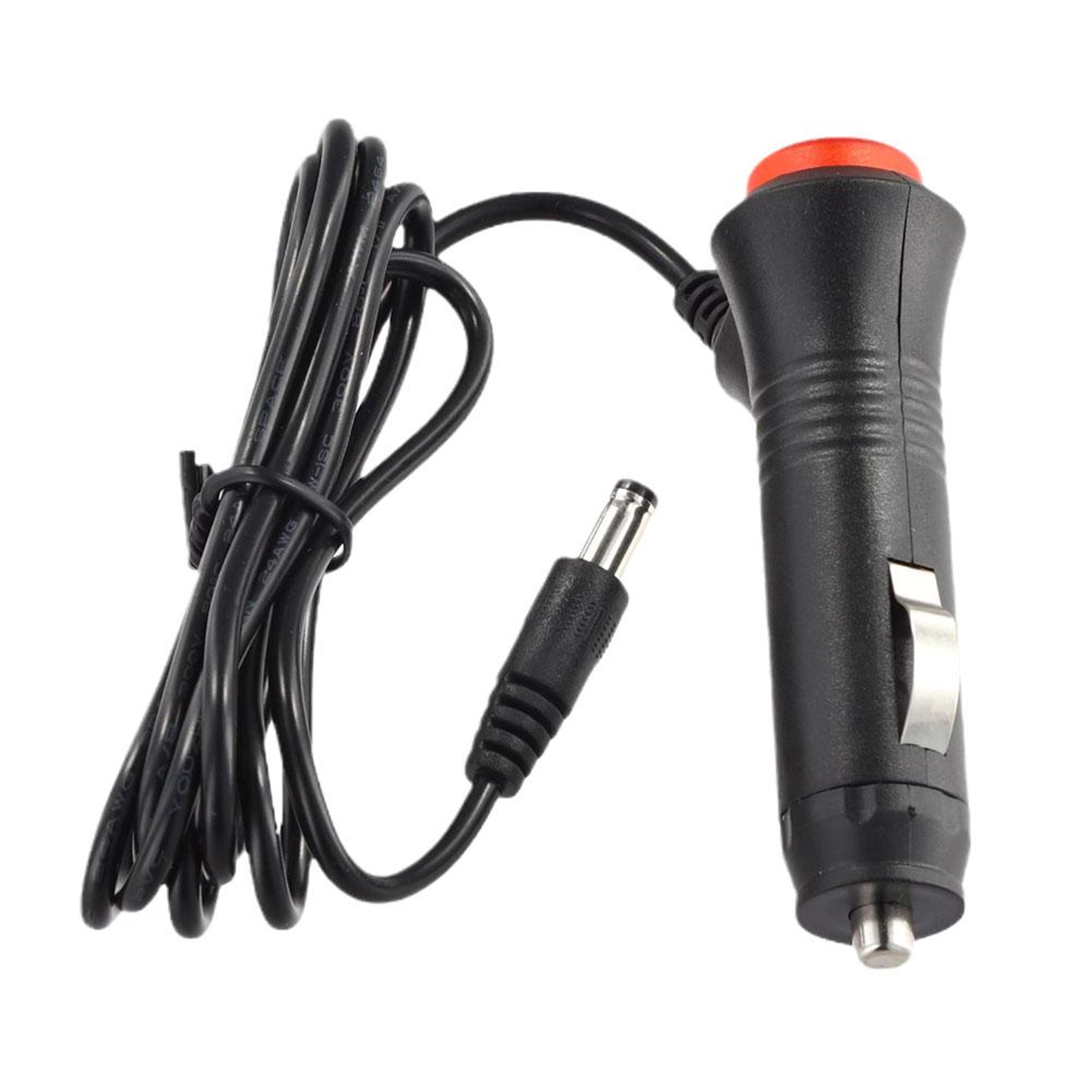 12v car cigarette lighter power adapter with 1.5m dc cable and 3a fuse