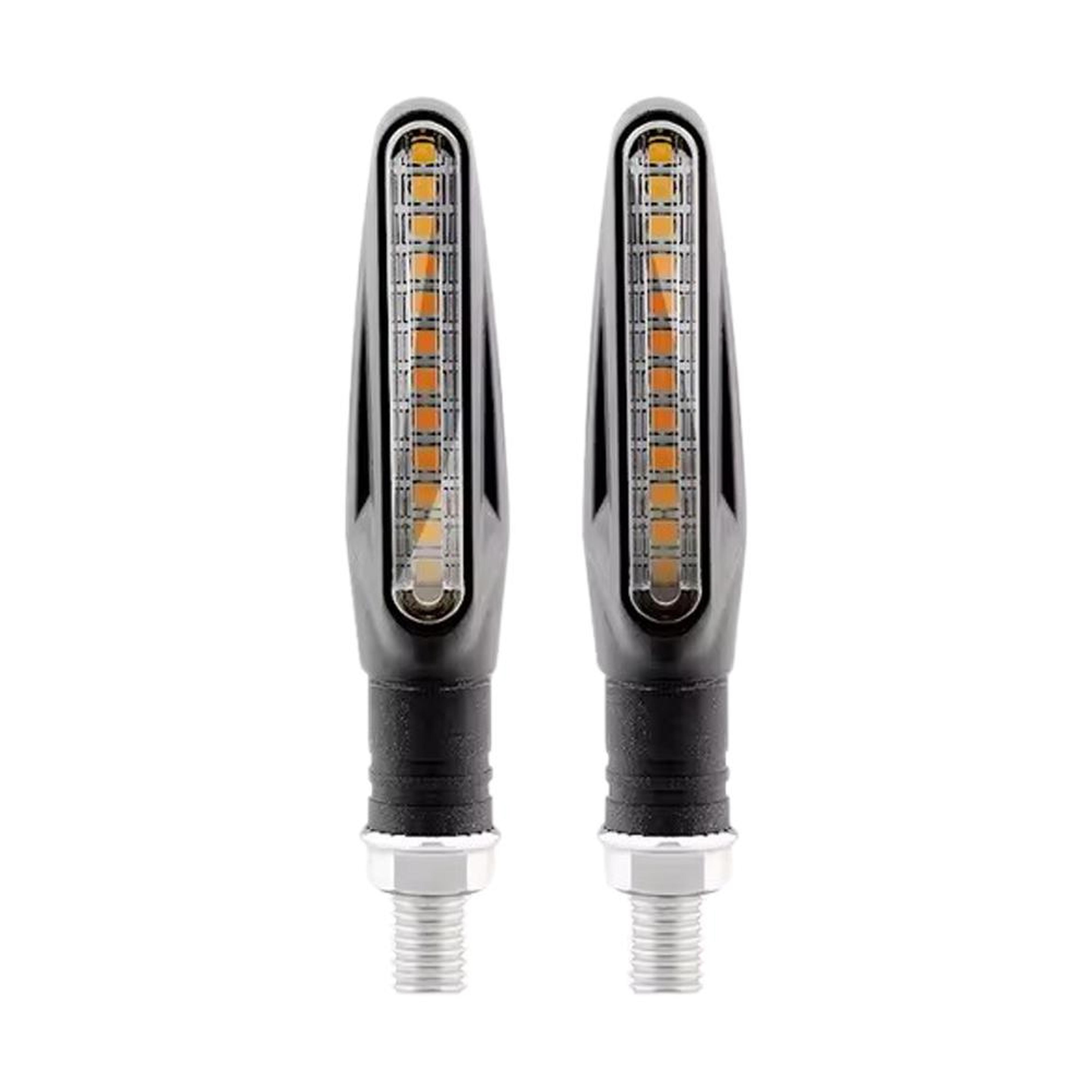 universal motorcycle led turn signal lights with daytime running indicators