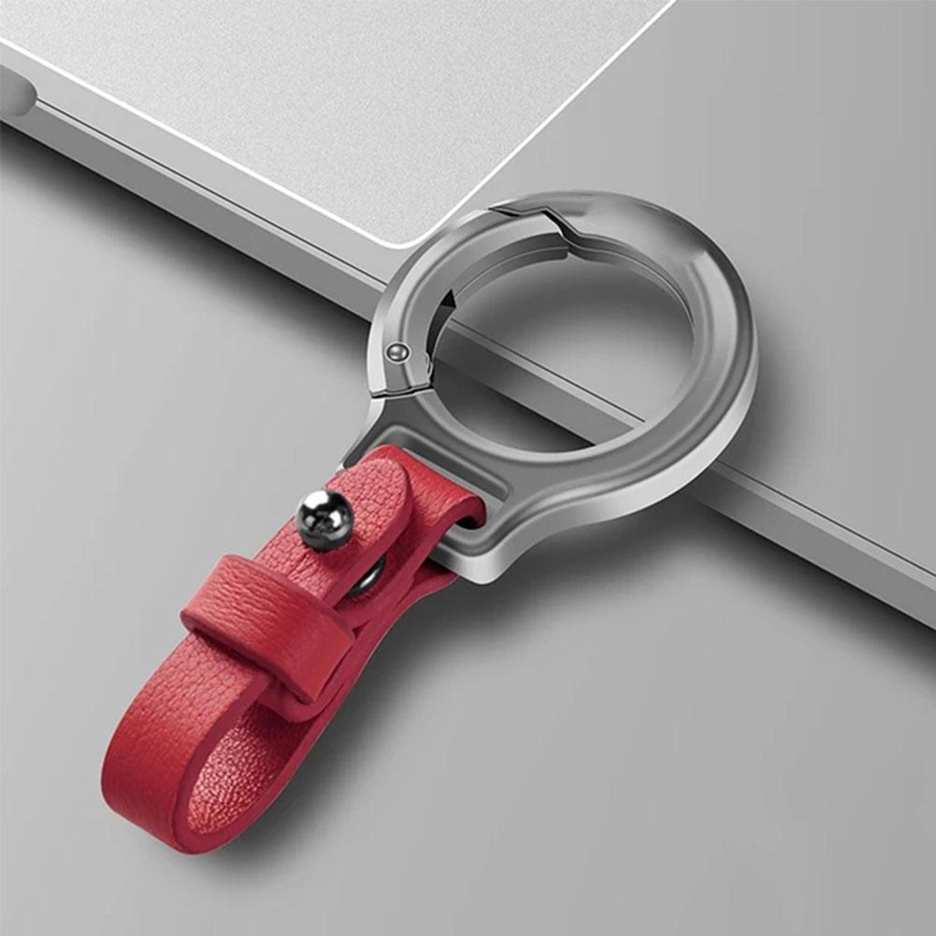 leather carabiner keychain belt loop car key holder for men and women