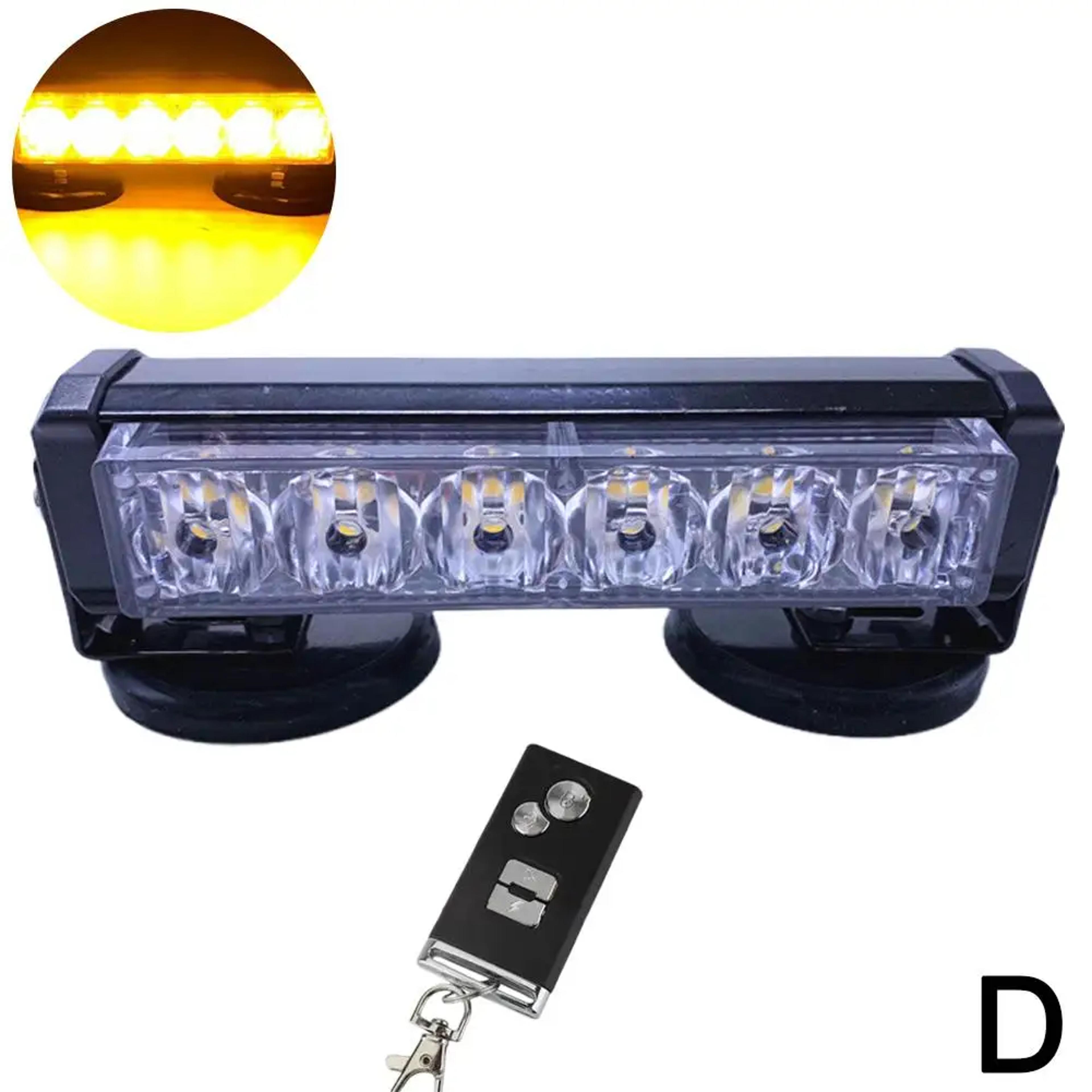 rechargeable magnetic led car warning strobe light