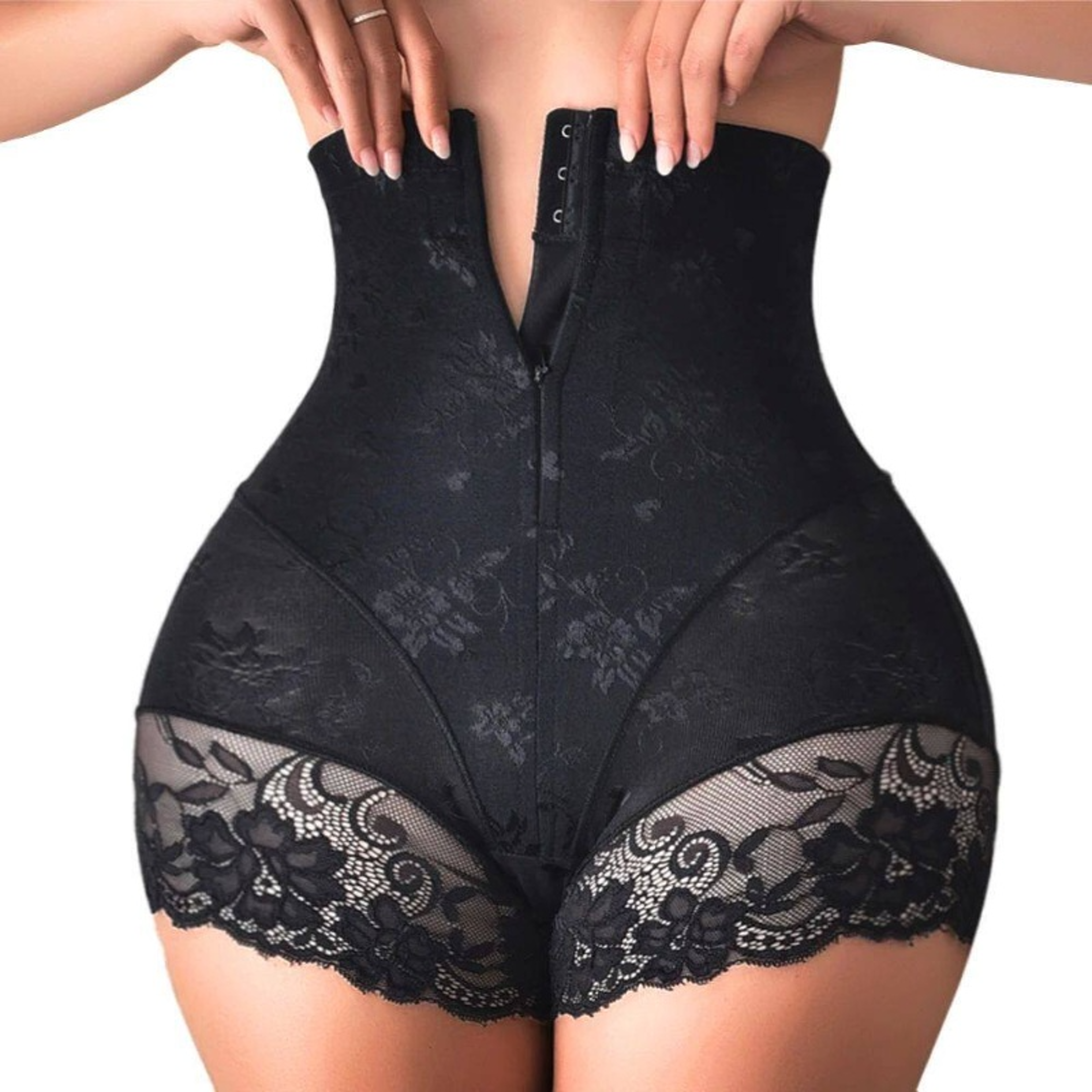 high waist tummy control shapewear compression body shaper shorts for women