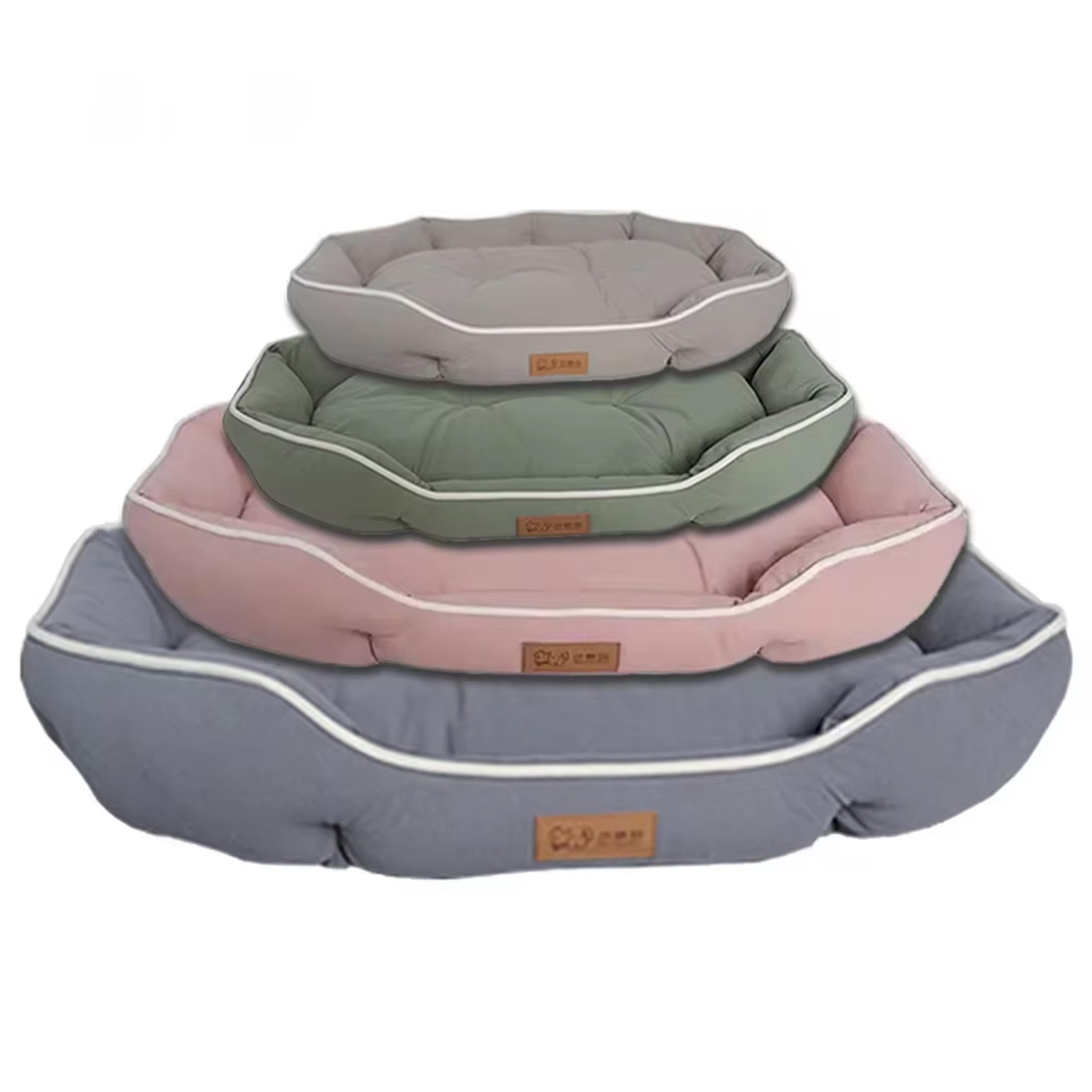 cozy corduroy large dog bed warm washable pet sofa for dogs and cats