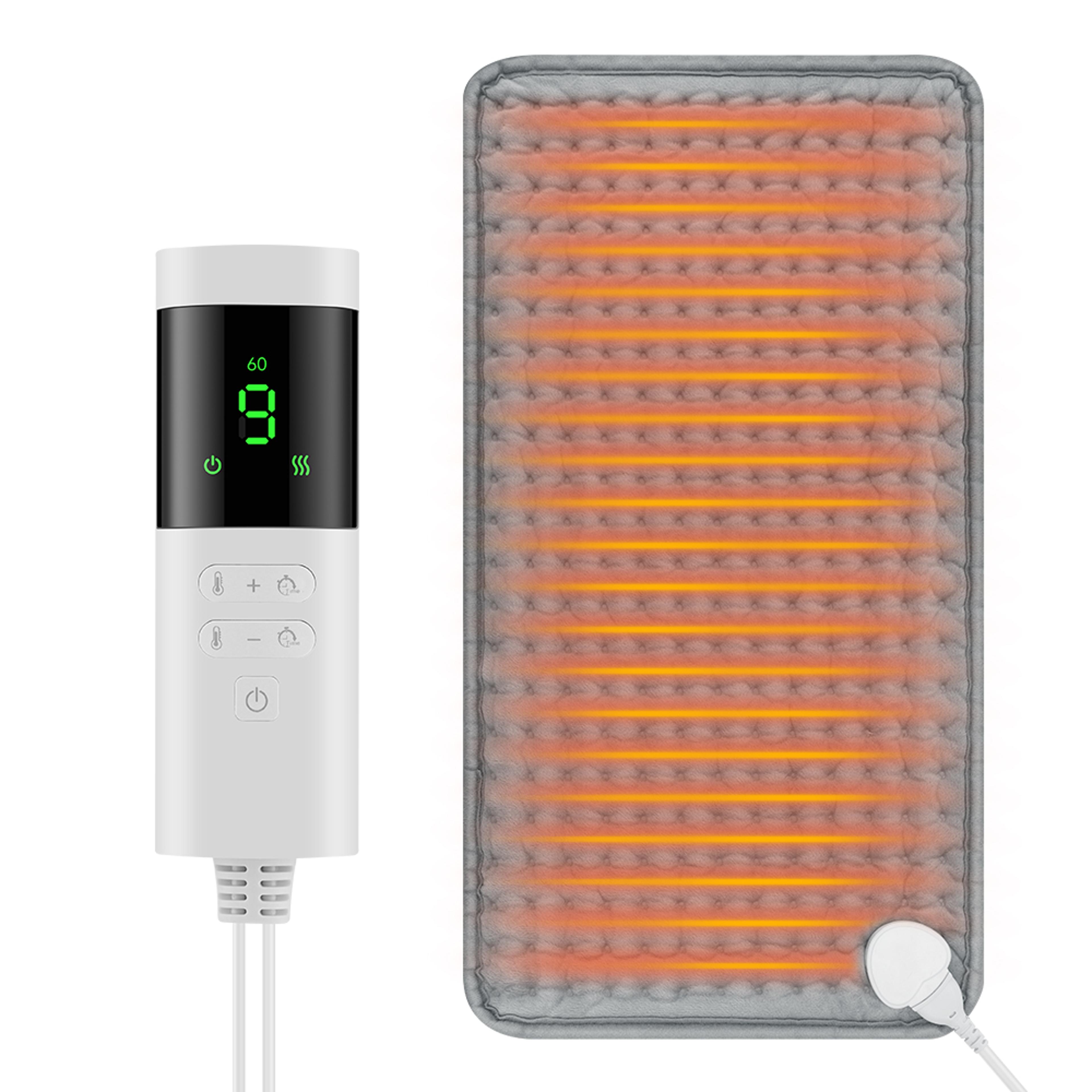 9 level electric heating pad 30x60cm with timer for back shoulder abdomen and legs