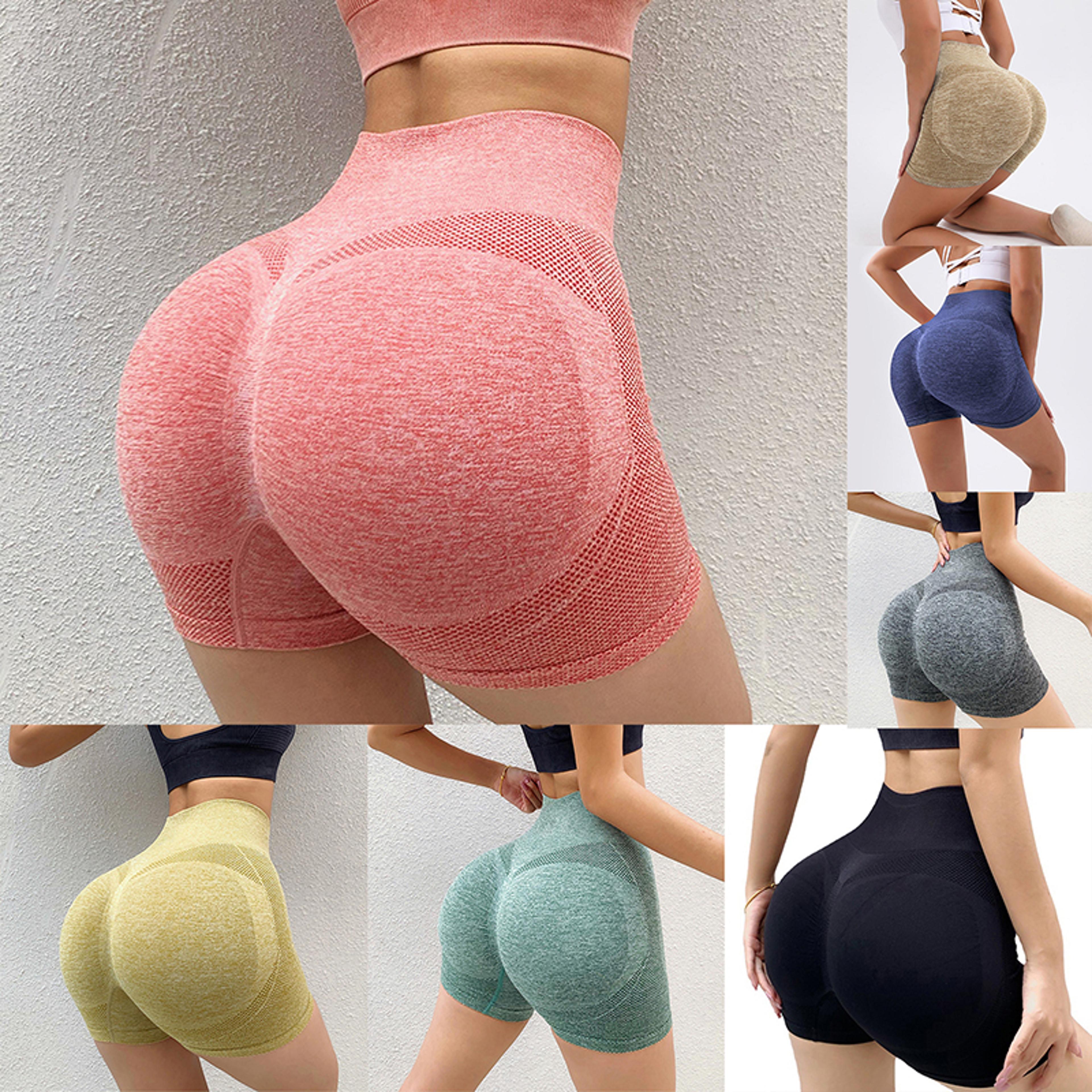 sculpting high waist gym shorts for women push up yoga and cycling workout shorts