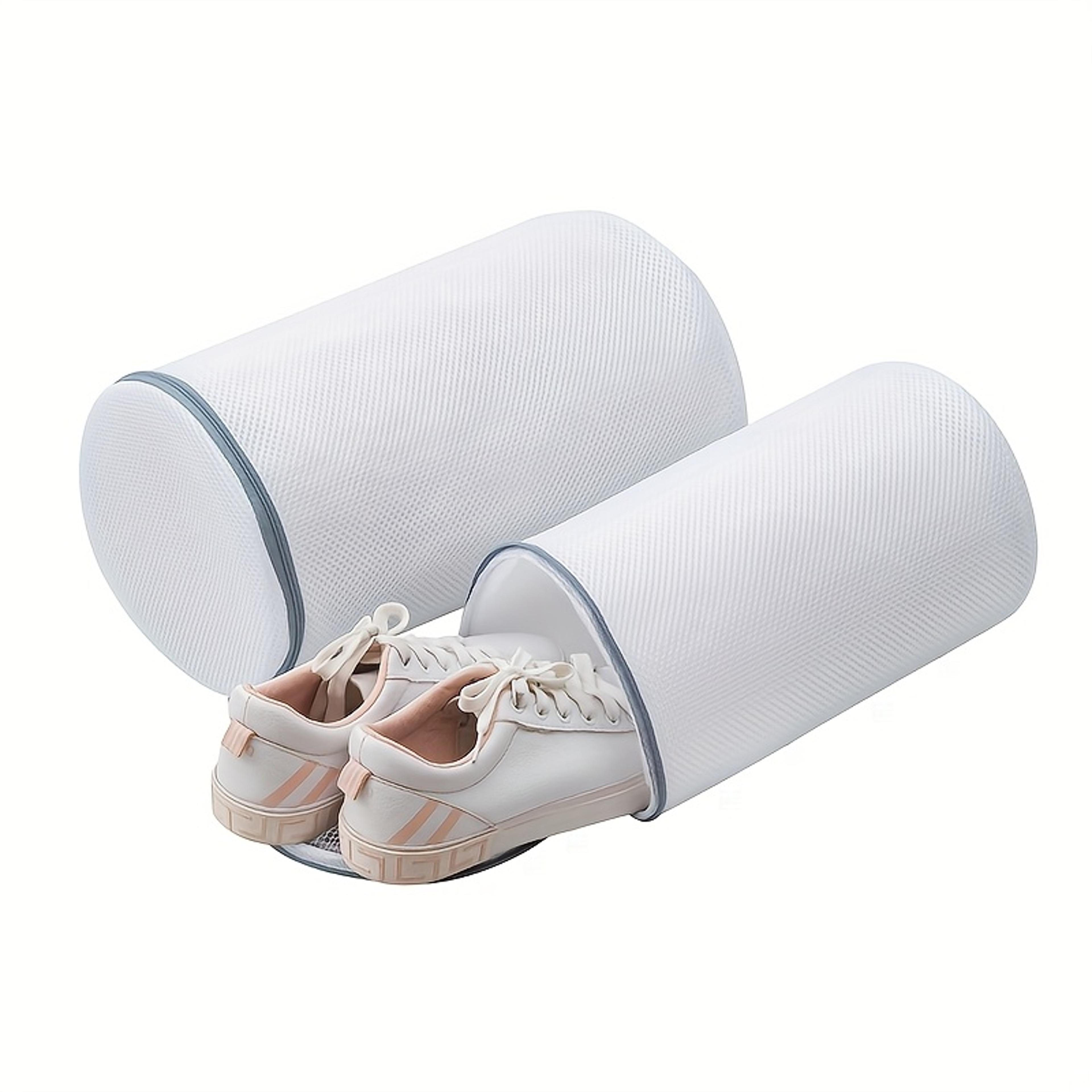 reusable shoe washing bag mesh sneaker laundry bag with zipper