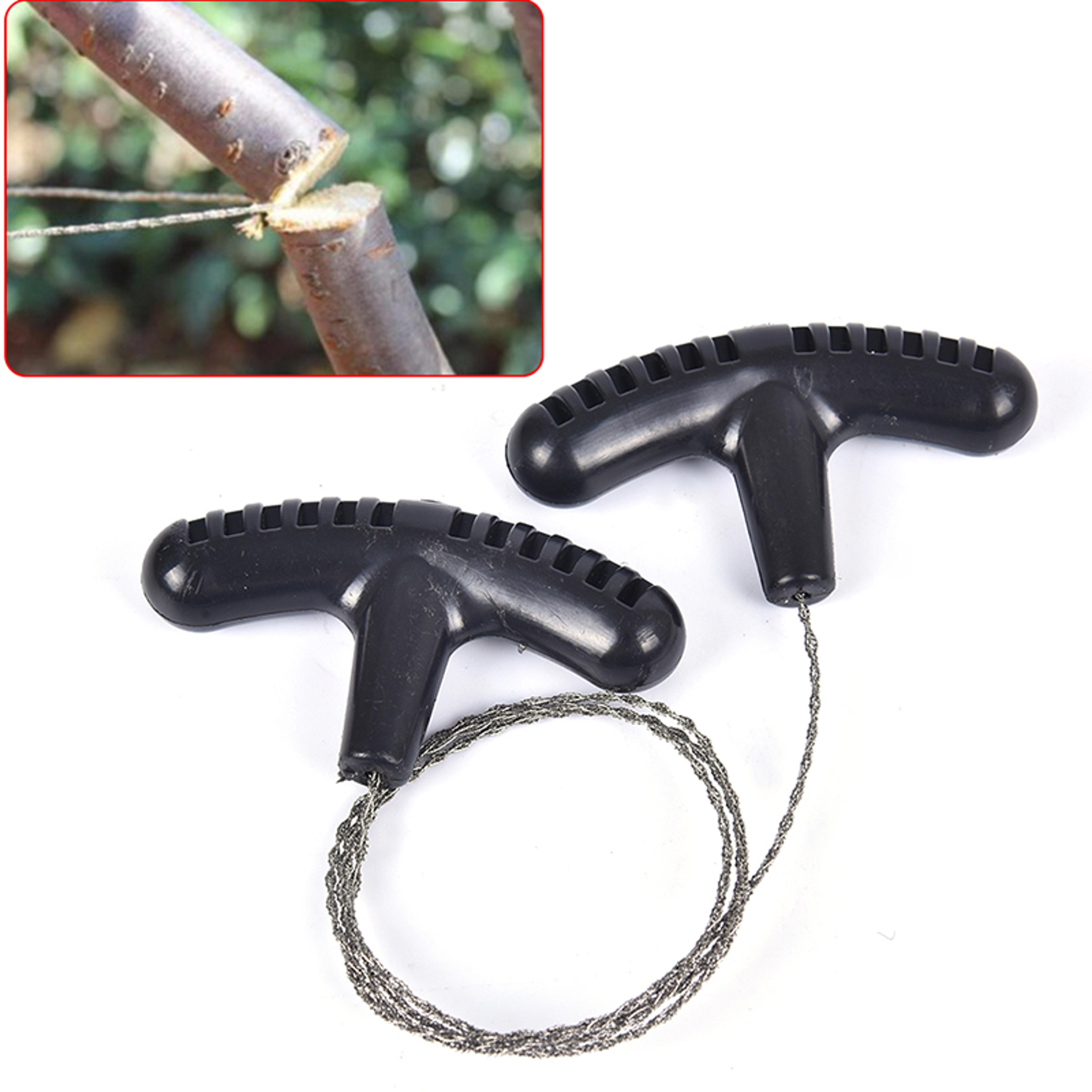 portable wire saw for camping hiking and emergency survival cutting