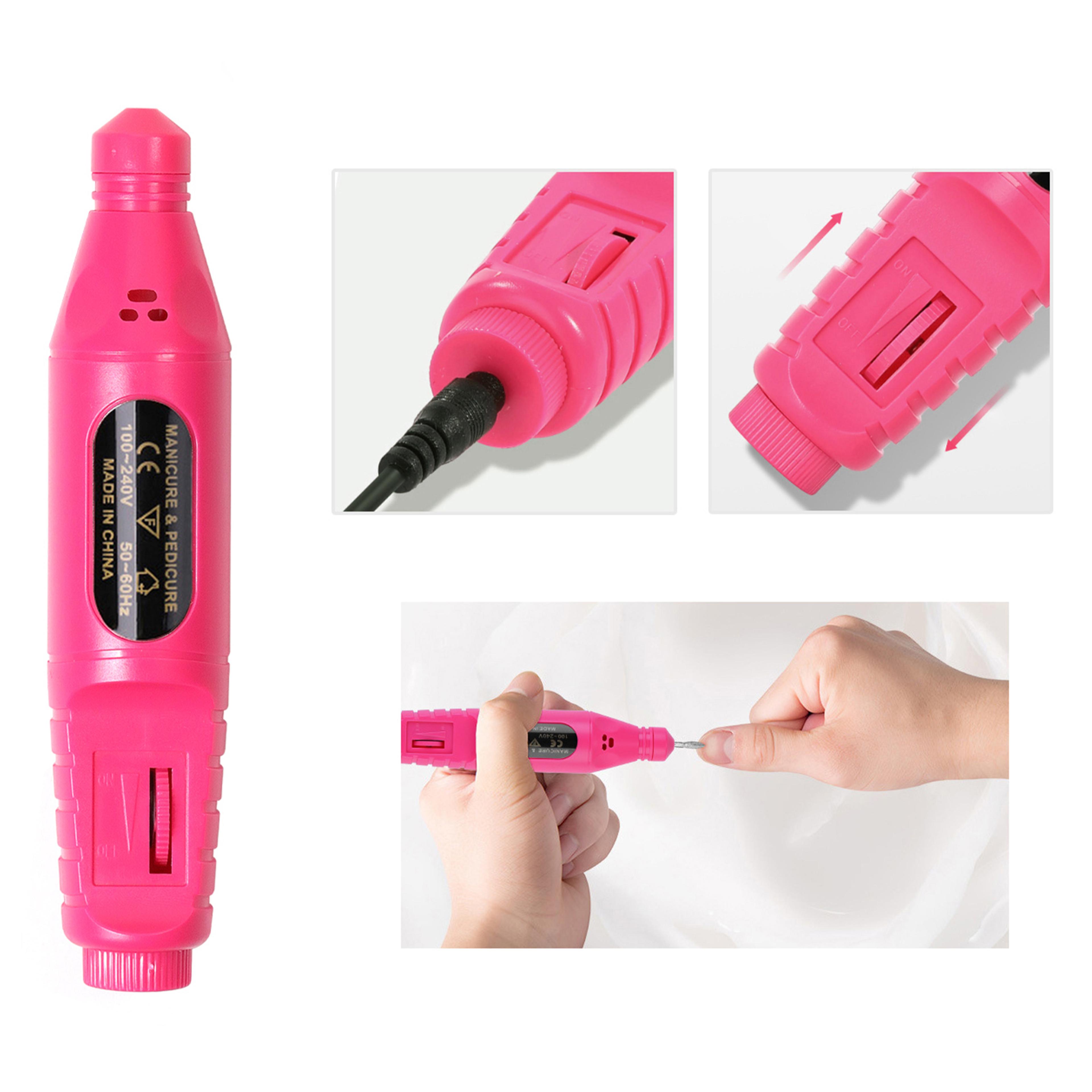 professional electric nail drill 20000 rpm usb nail file kit for gel polish removal and manicure