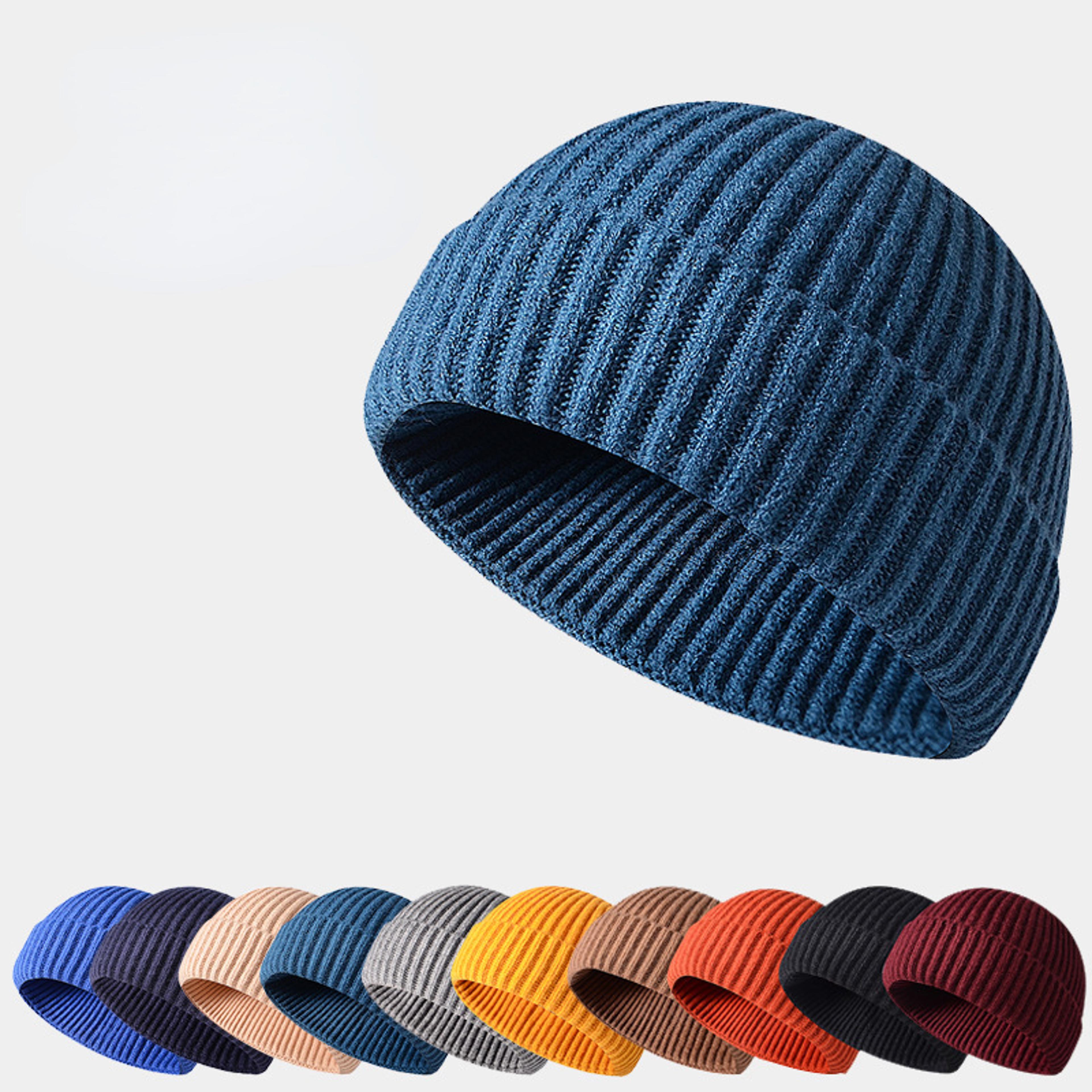 winter knitted beanie unisex warm hip hop skull cap