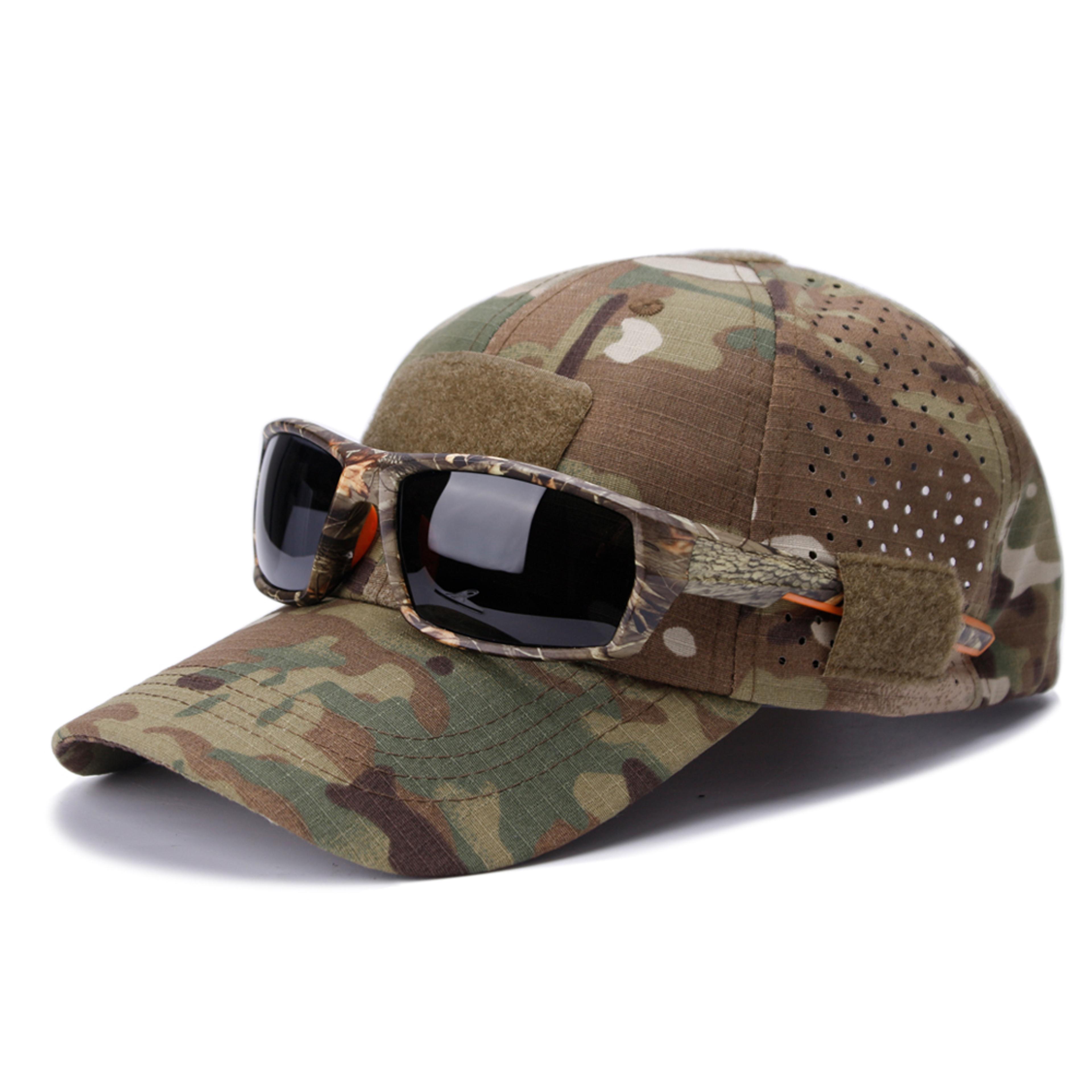 breathable camouflage baseball cap adjustable outdoor hunting fishing sun hat