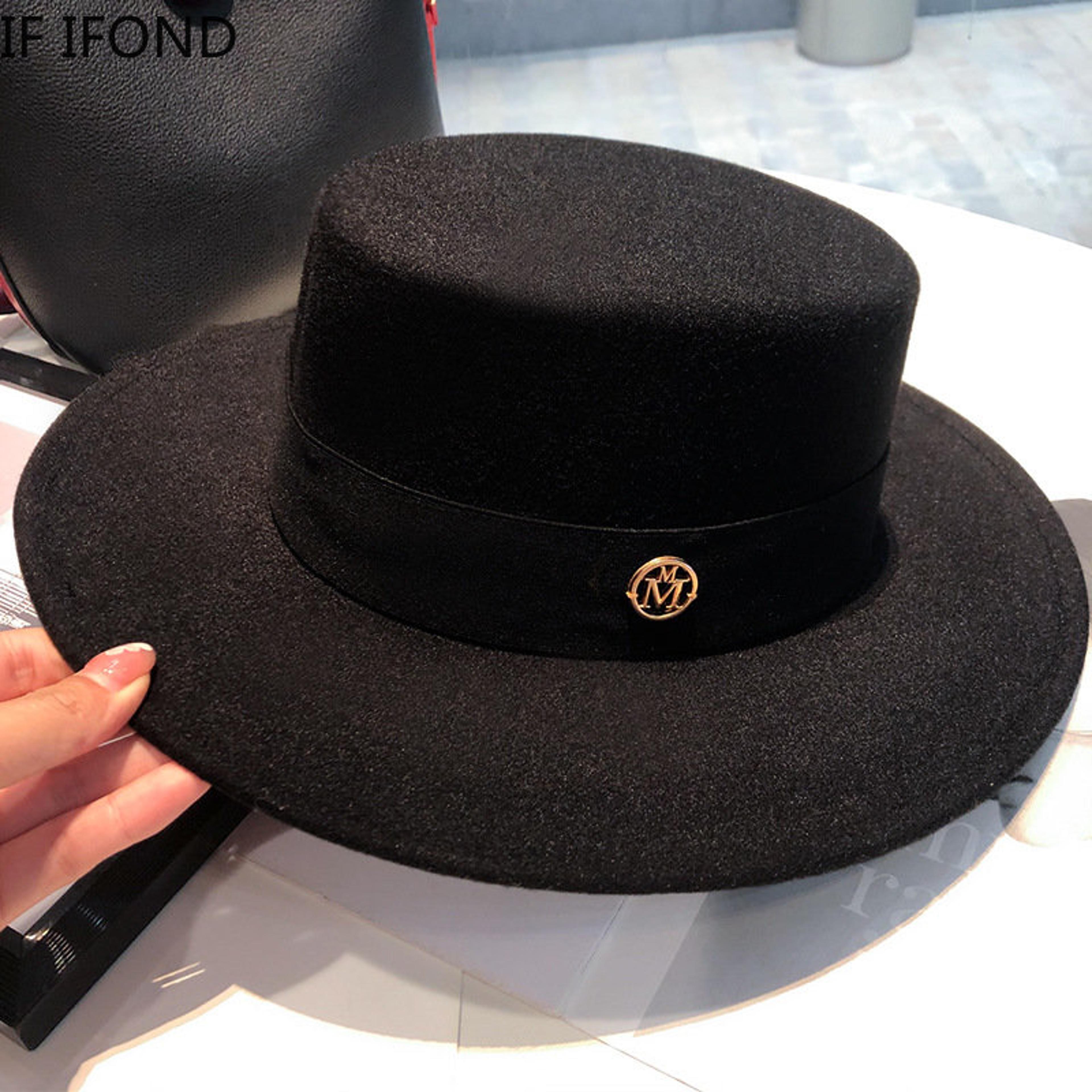 elegant womens fedora hat felt jazz church hat with ribbon band