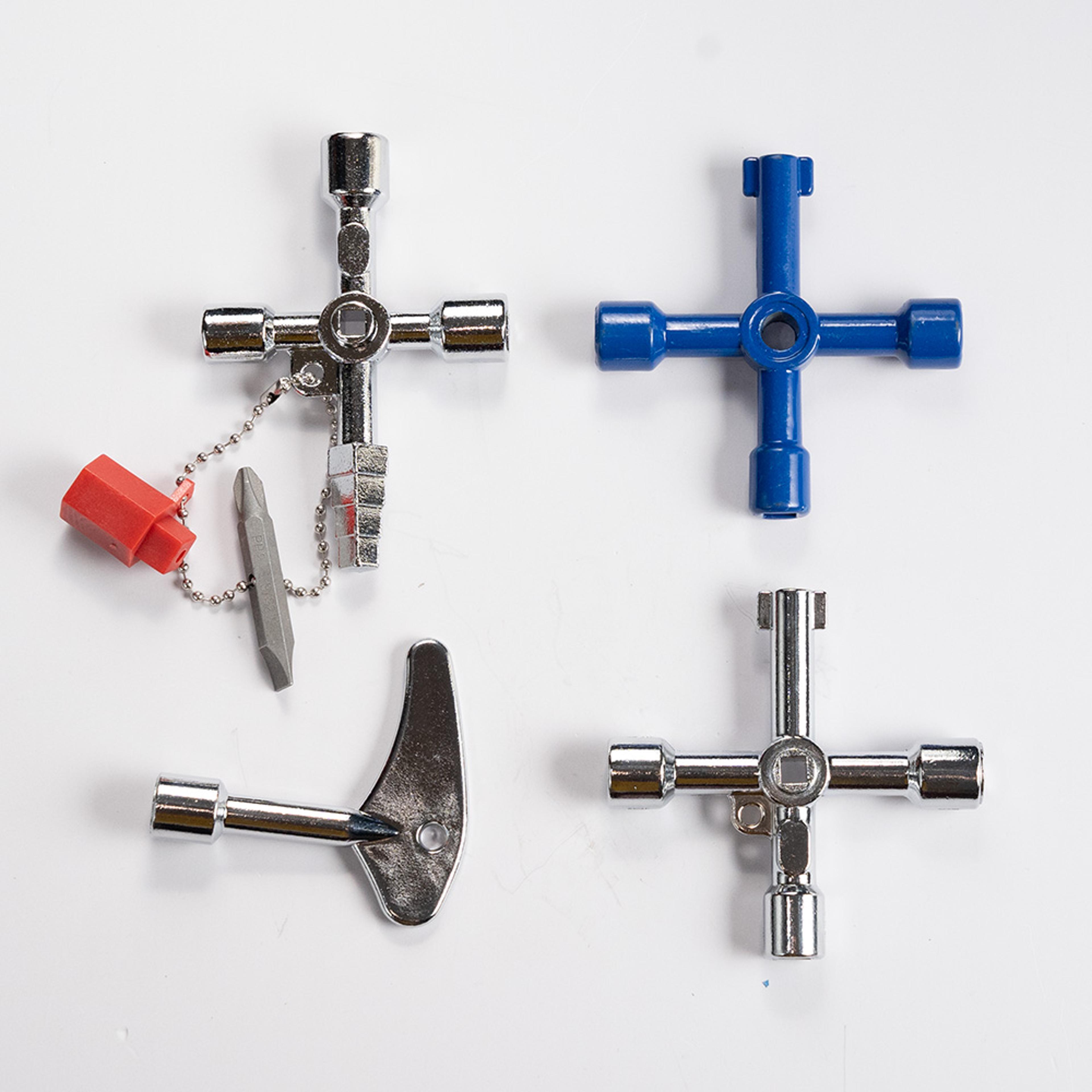 4 in 1 utility cabinet key wrench water meter valve tool and screwdriver