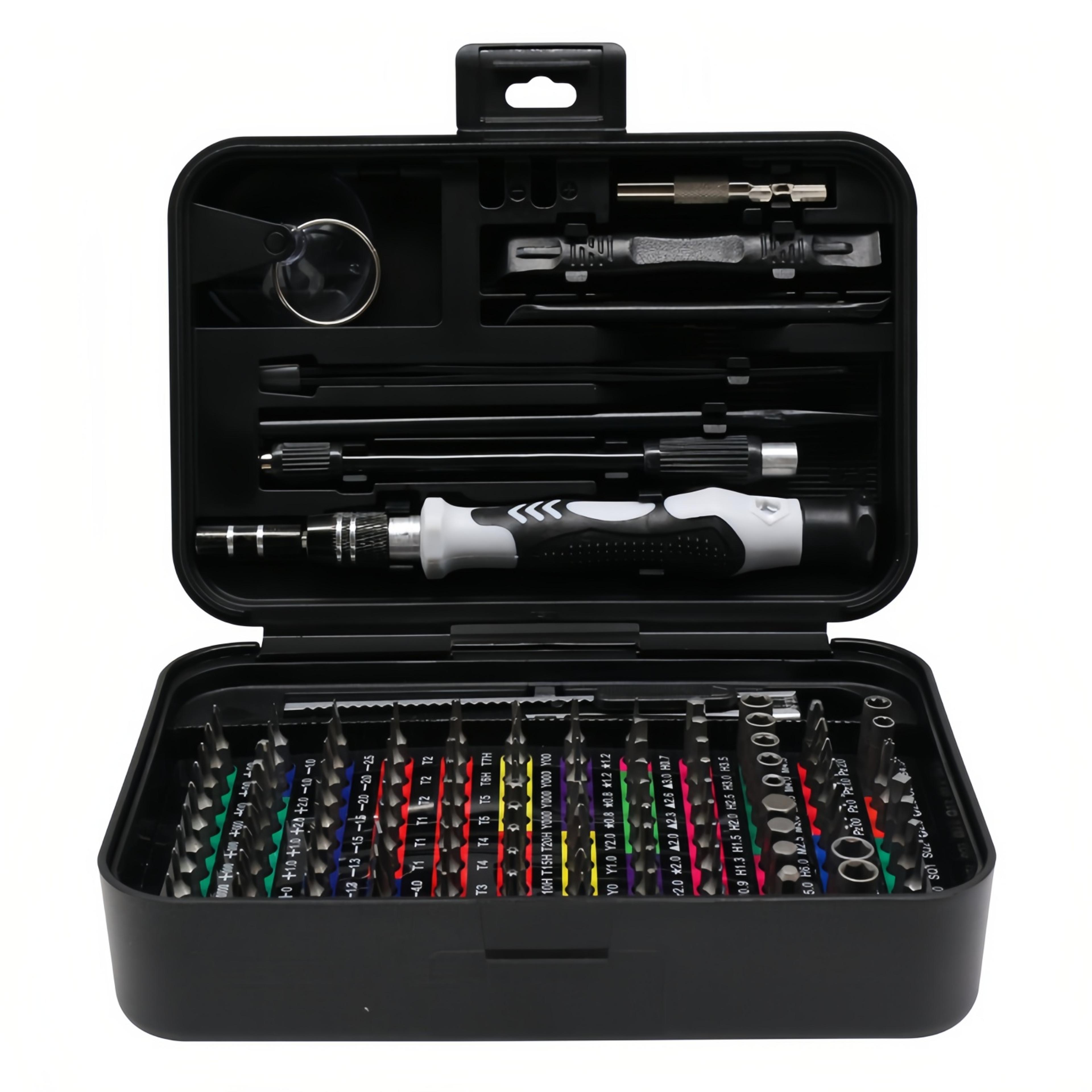 132 in 1 precision screwdriver set magnetic electronics repair tool kit