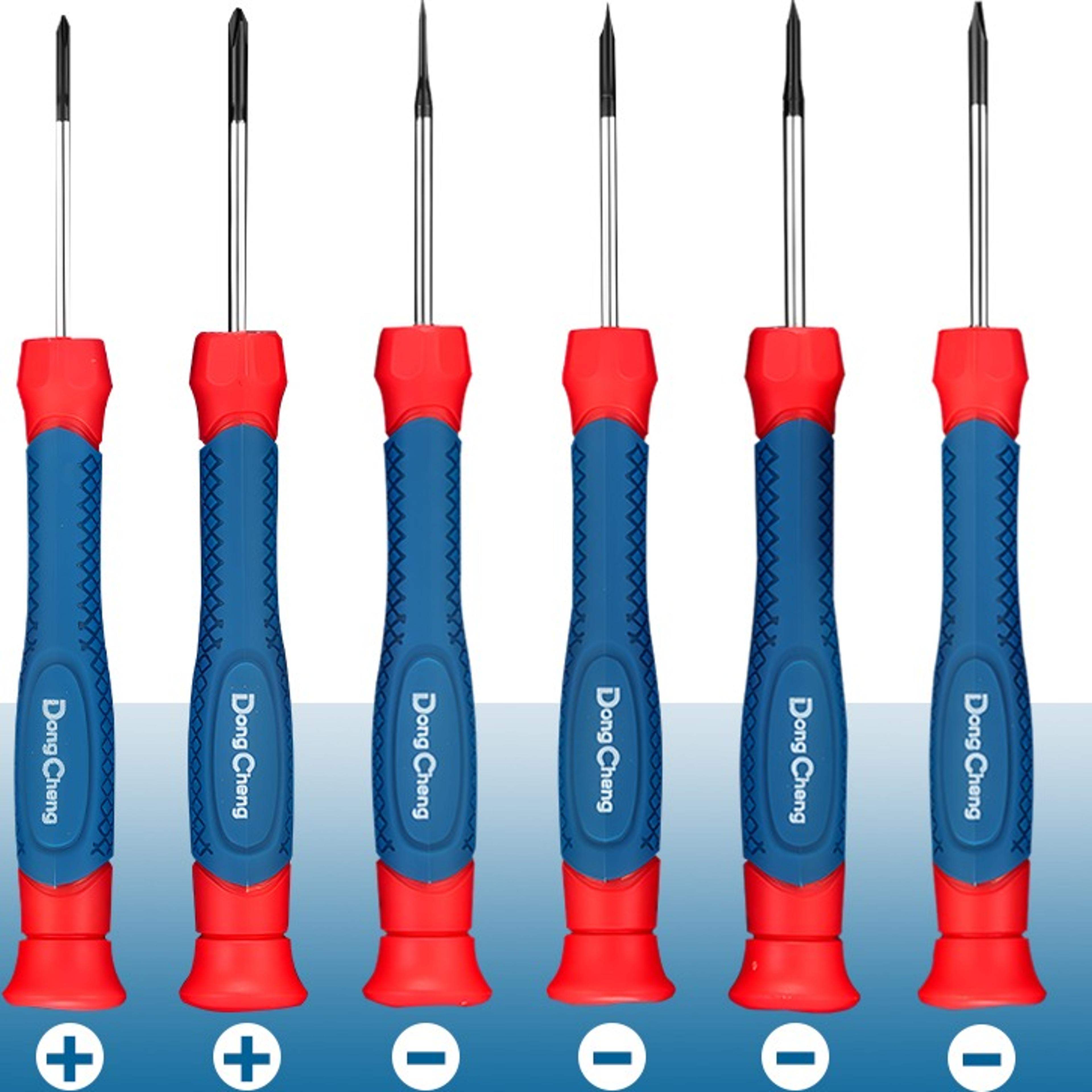6 piece magnetic precision screwdriver set cr v mini electronics repair tool kit