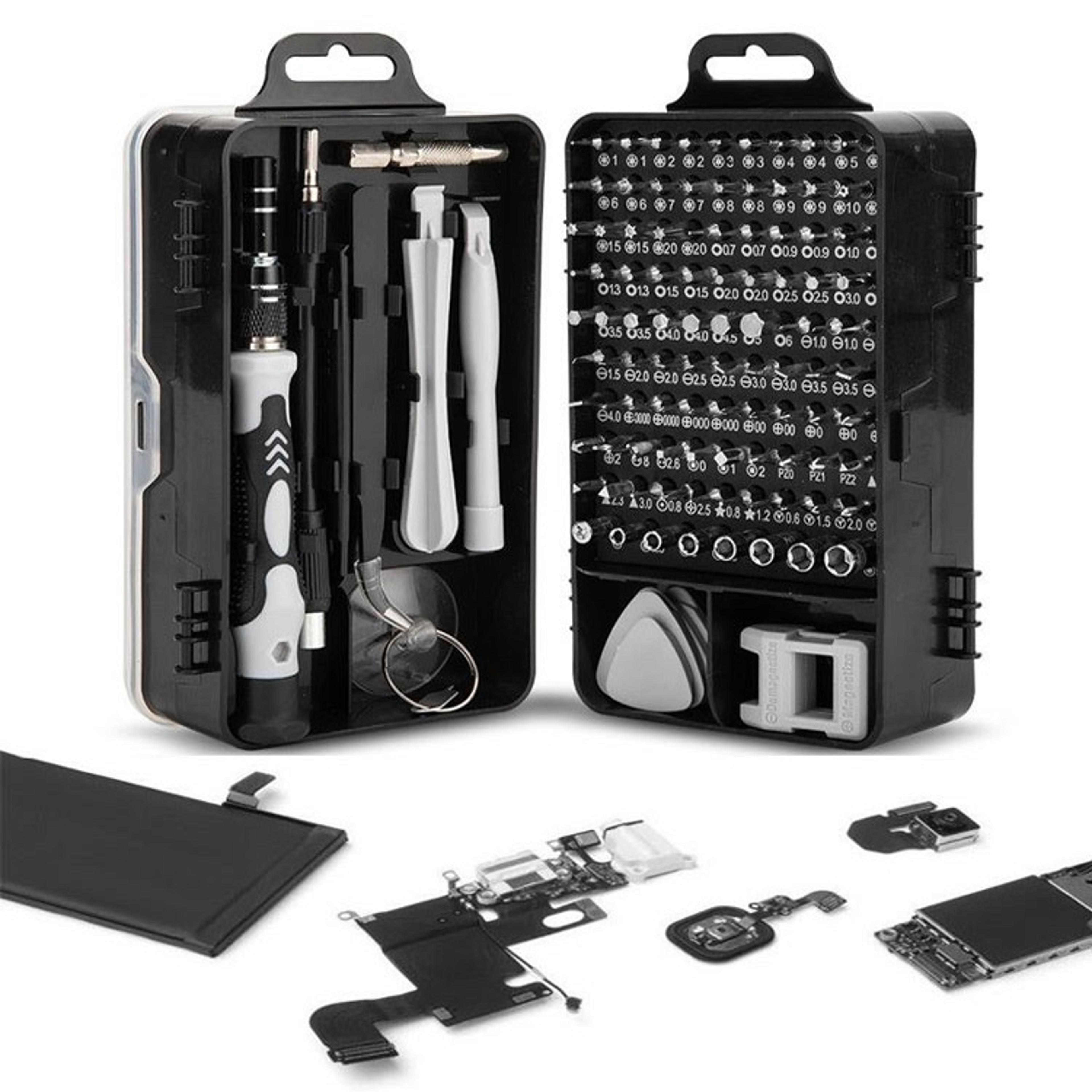 115 in 1 precision screwdriver set magnetic electronics phone repair kit