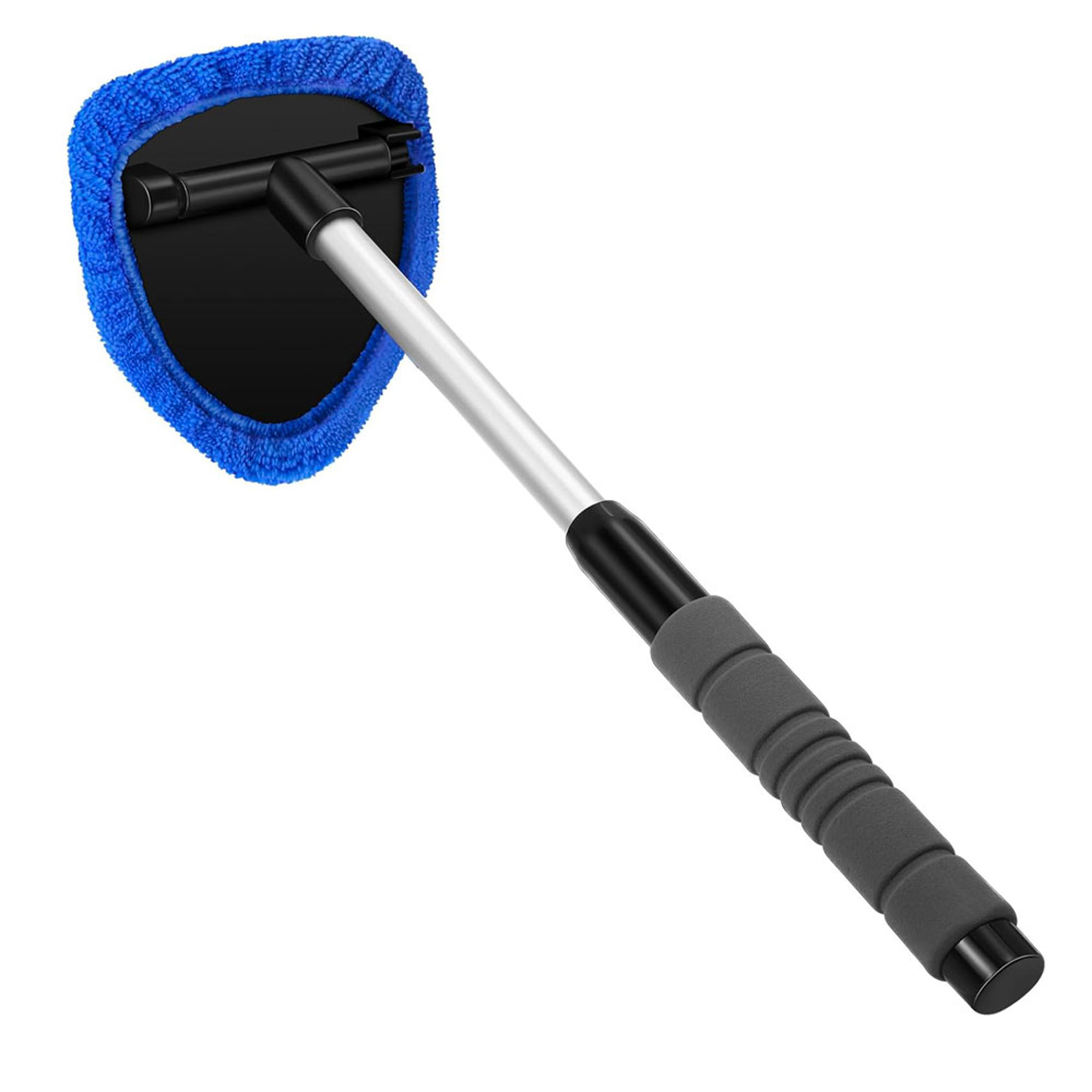 telescopic car windshield cleaner microfiber auto glass cleaning tool