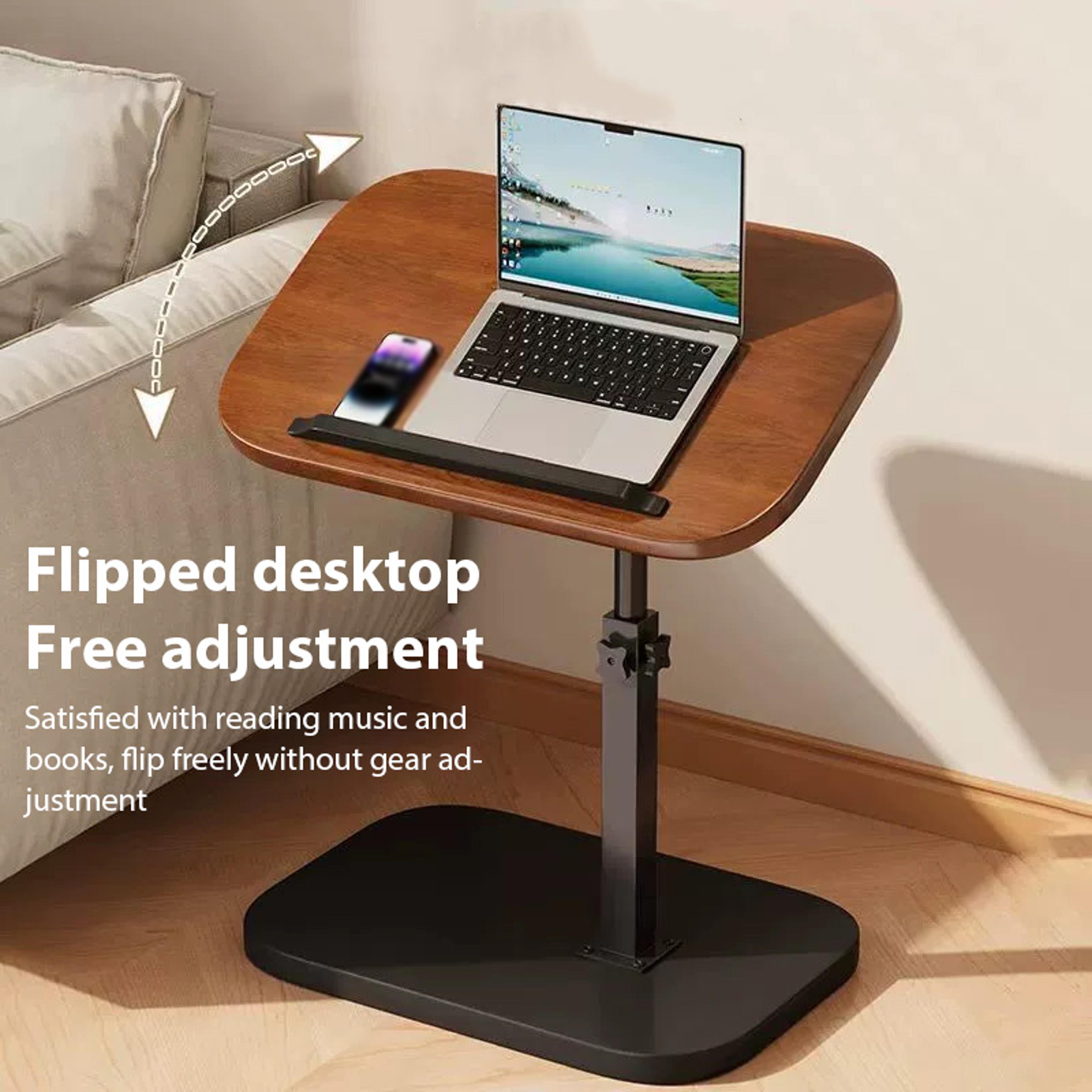 adjustable foldable laptop desk bedside workstation for small spaces