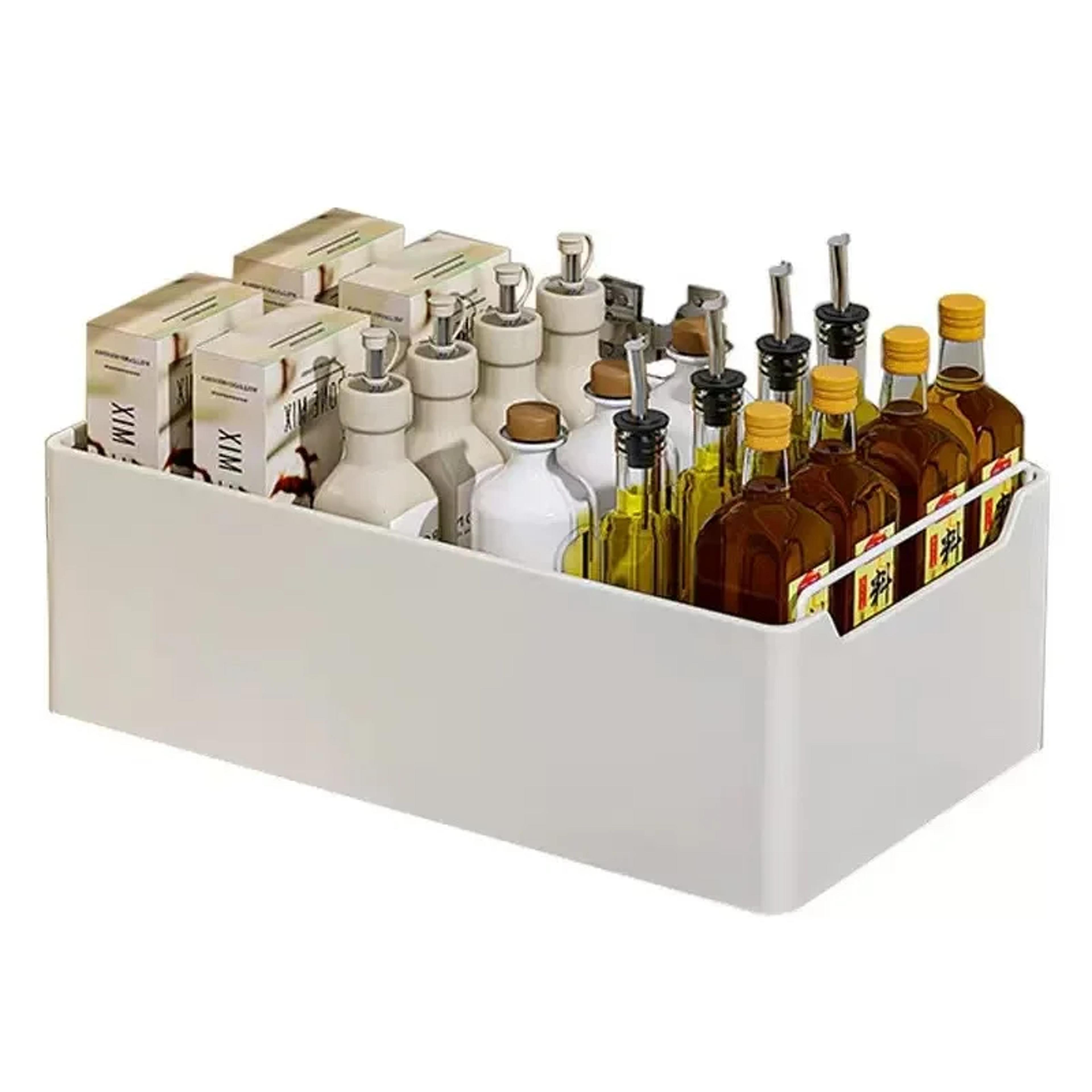 pull out cabinet organizer no drill slide out kitchen storage rack