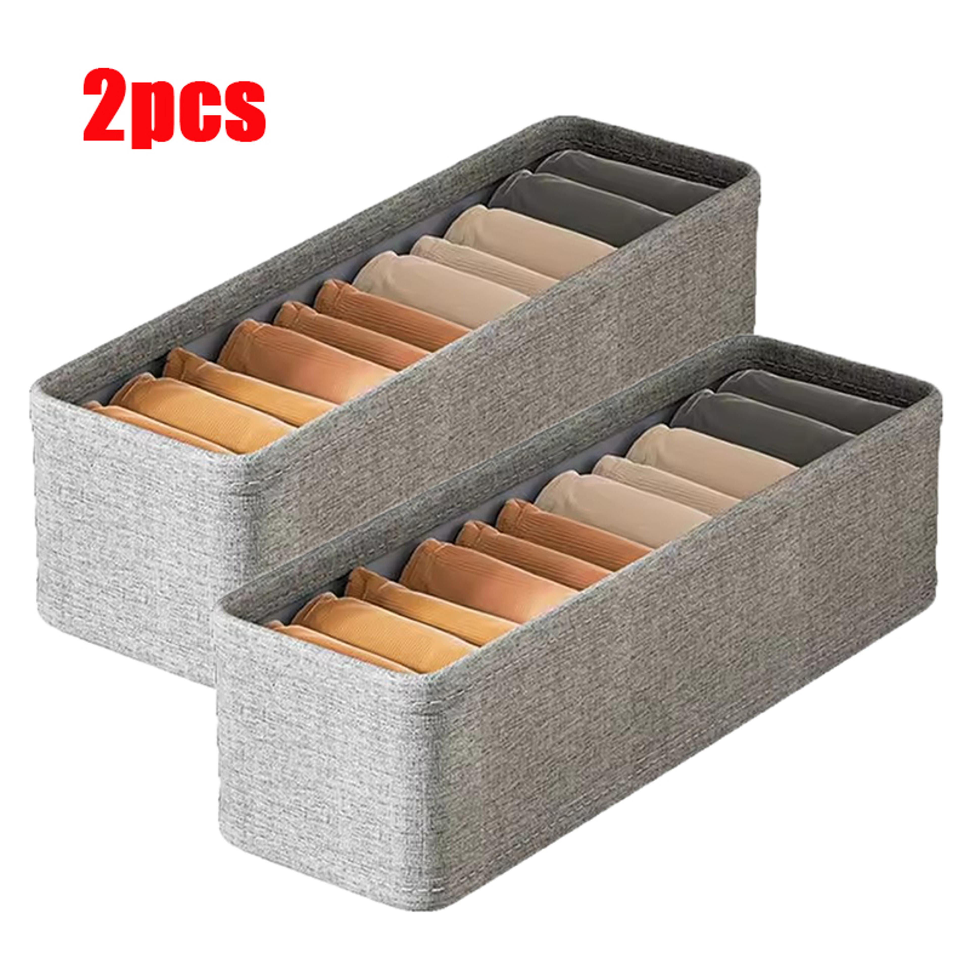 foldable fabric drawer organizer clothes storage box for wardrobe and closet