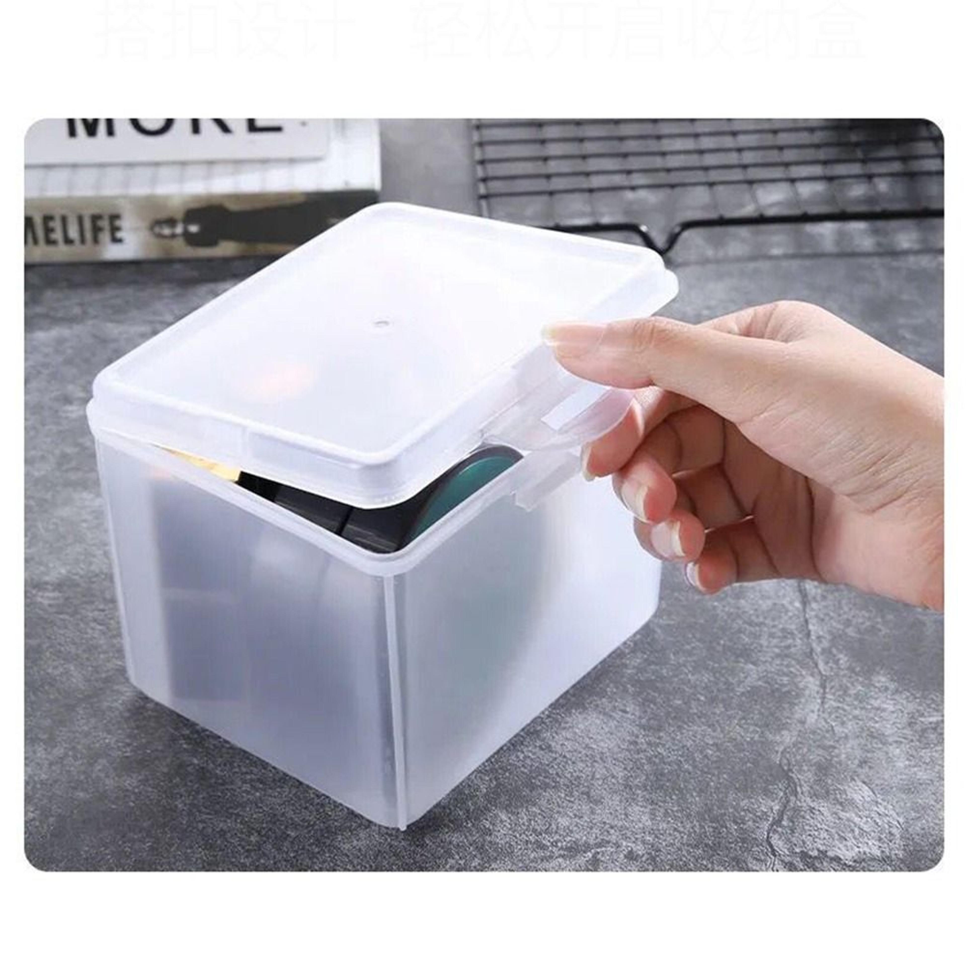 clear storage box for jewelry stationery and small accessories
