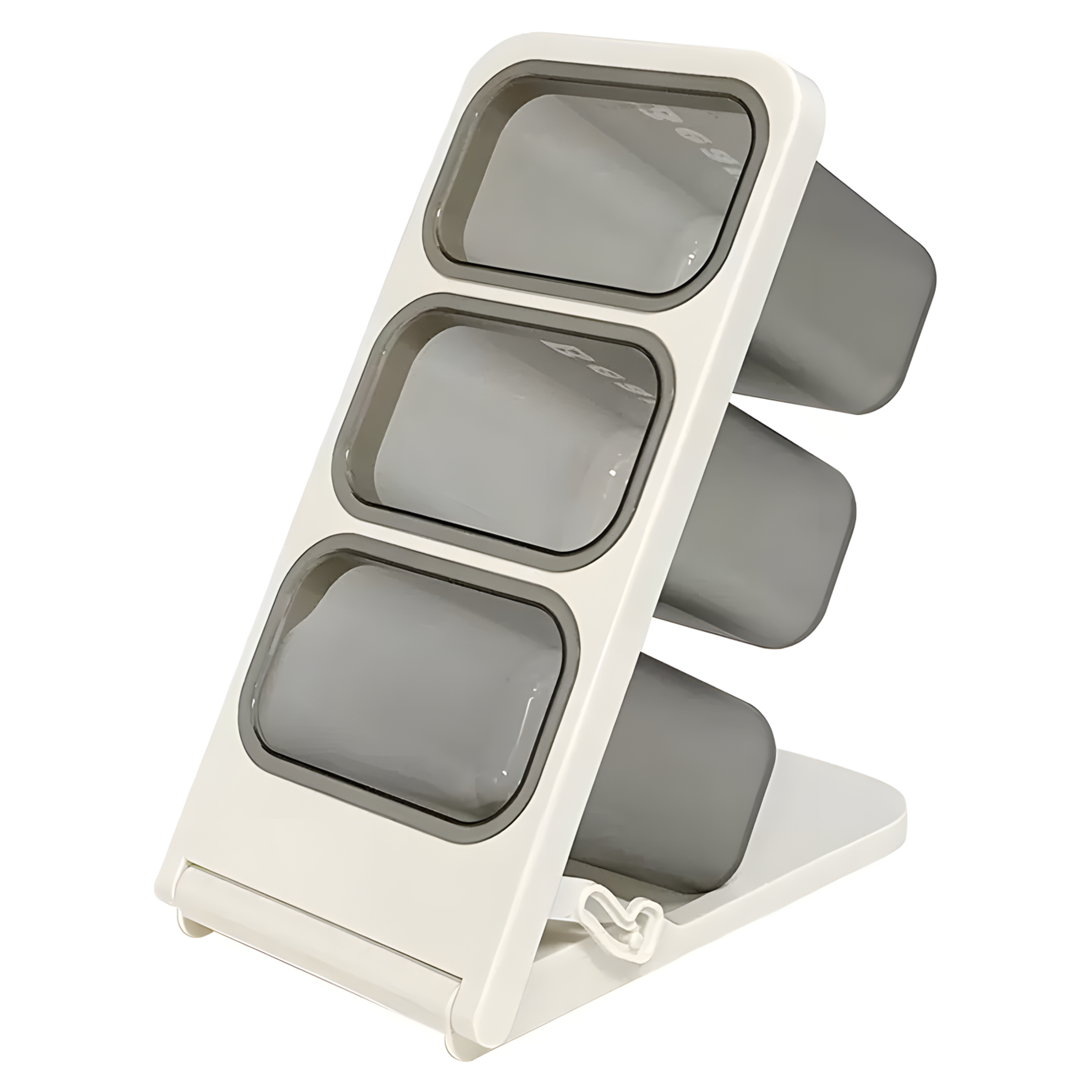 foldable desk pen organizer 3 compartment pen and pencil holder for office and home