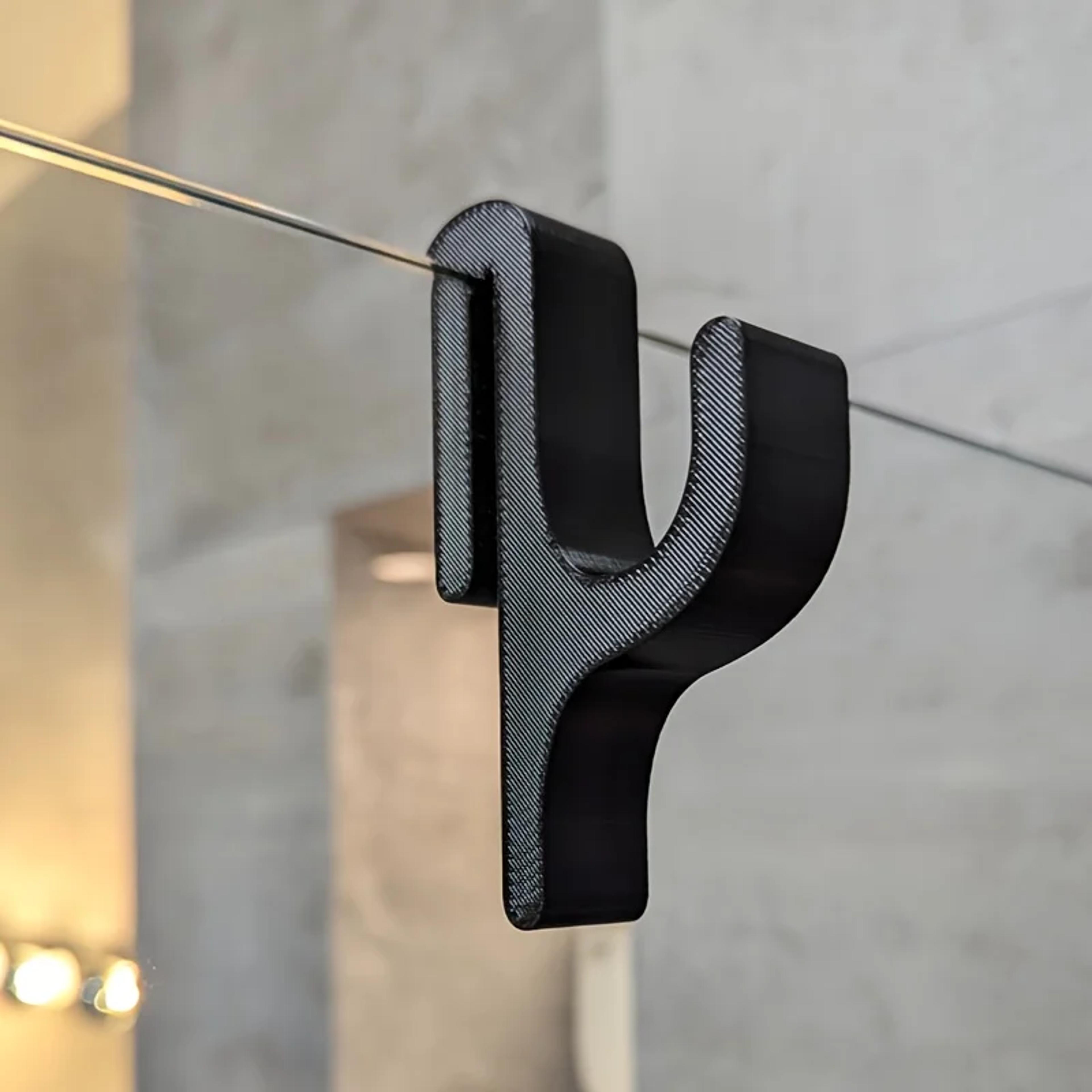 3d shower door towel hook for 8mm glass doors no drill bathroom hanger