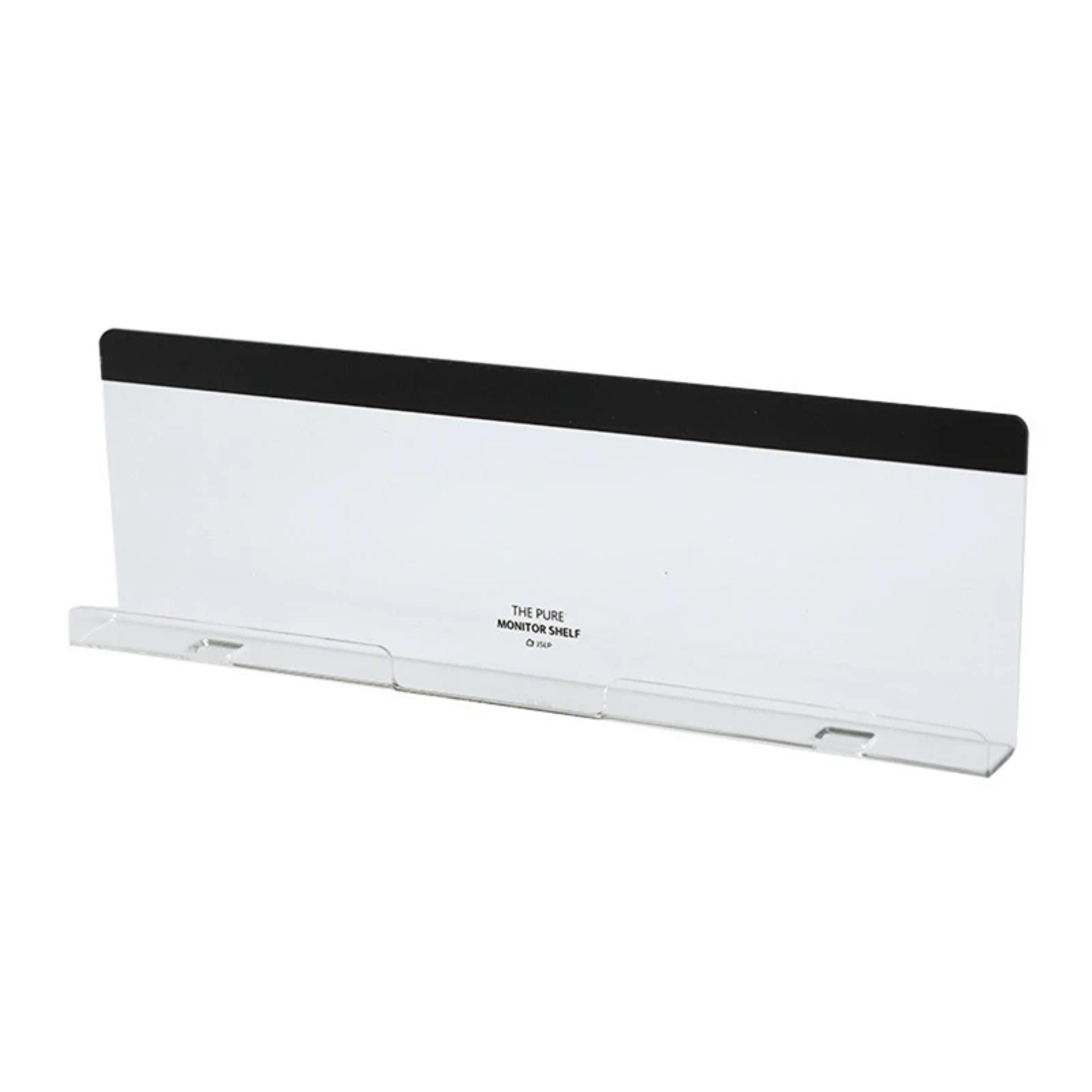 under monitor message board desk organizer with phone and memo storage