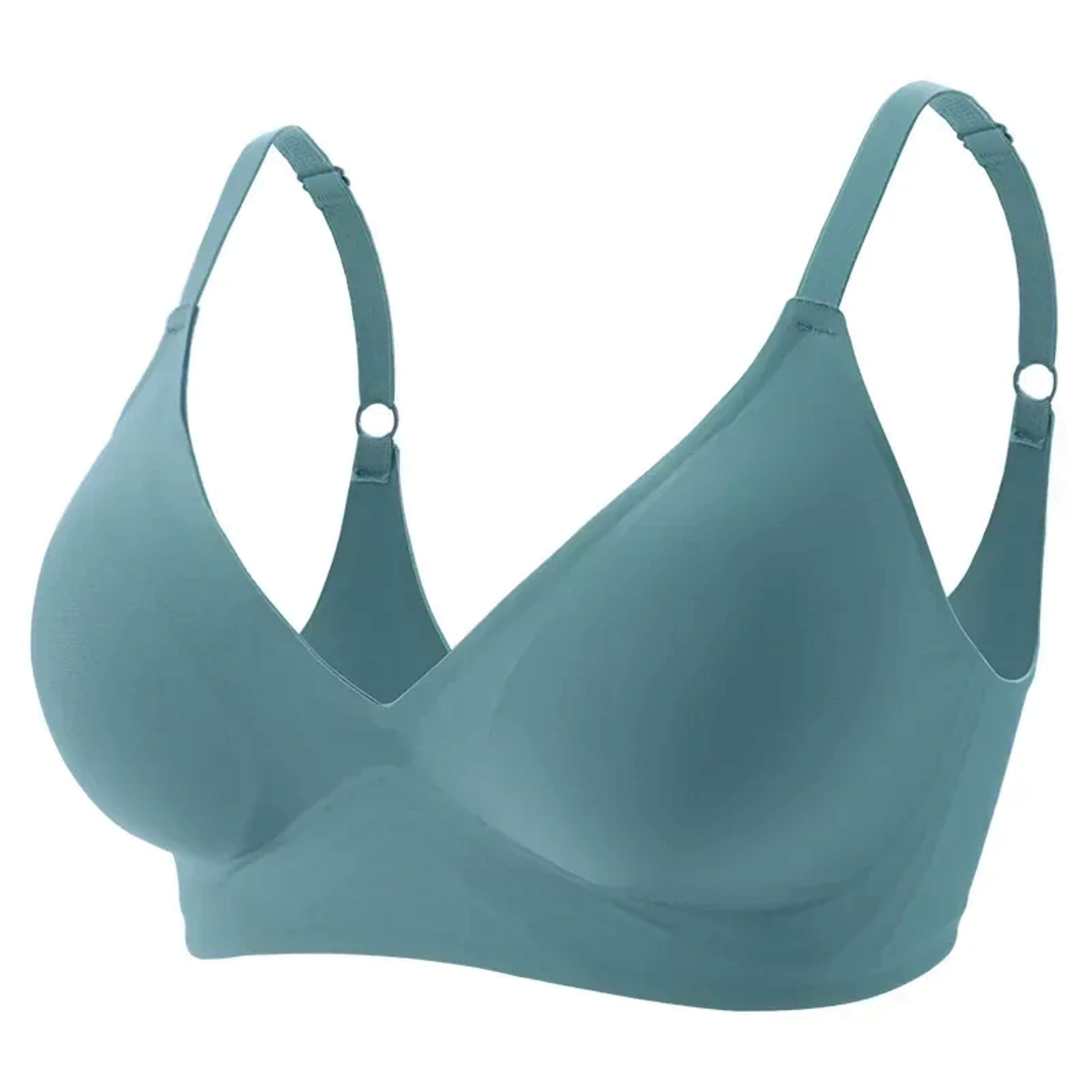 women's seamless wireless padded bralette with adjustable straps