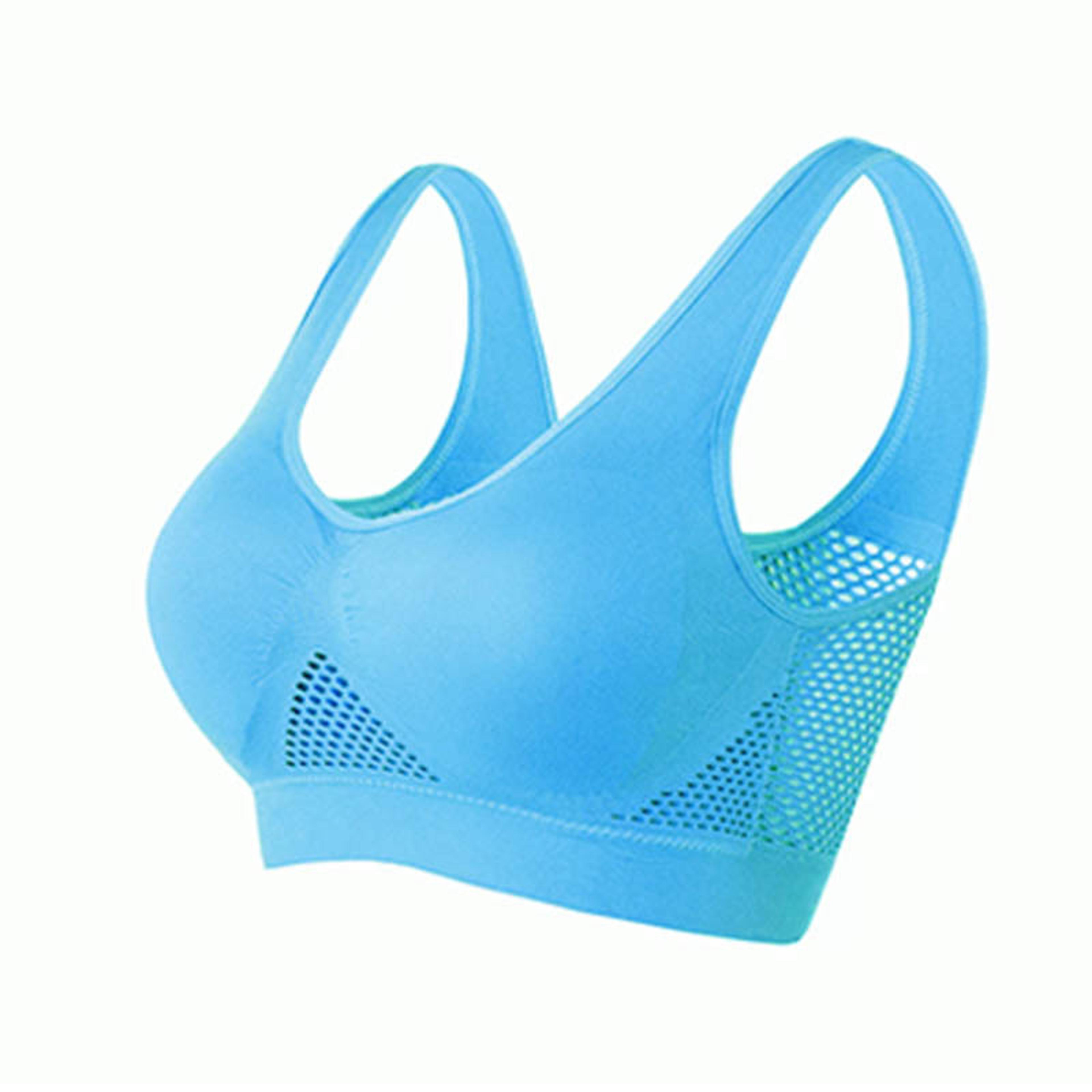 women's seamless padded sports bra for yoga running and fitness