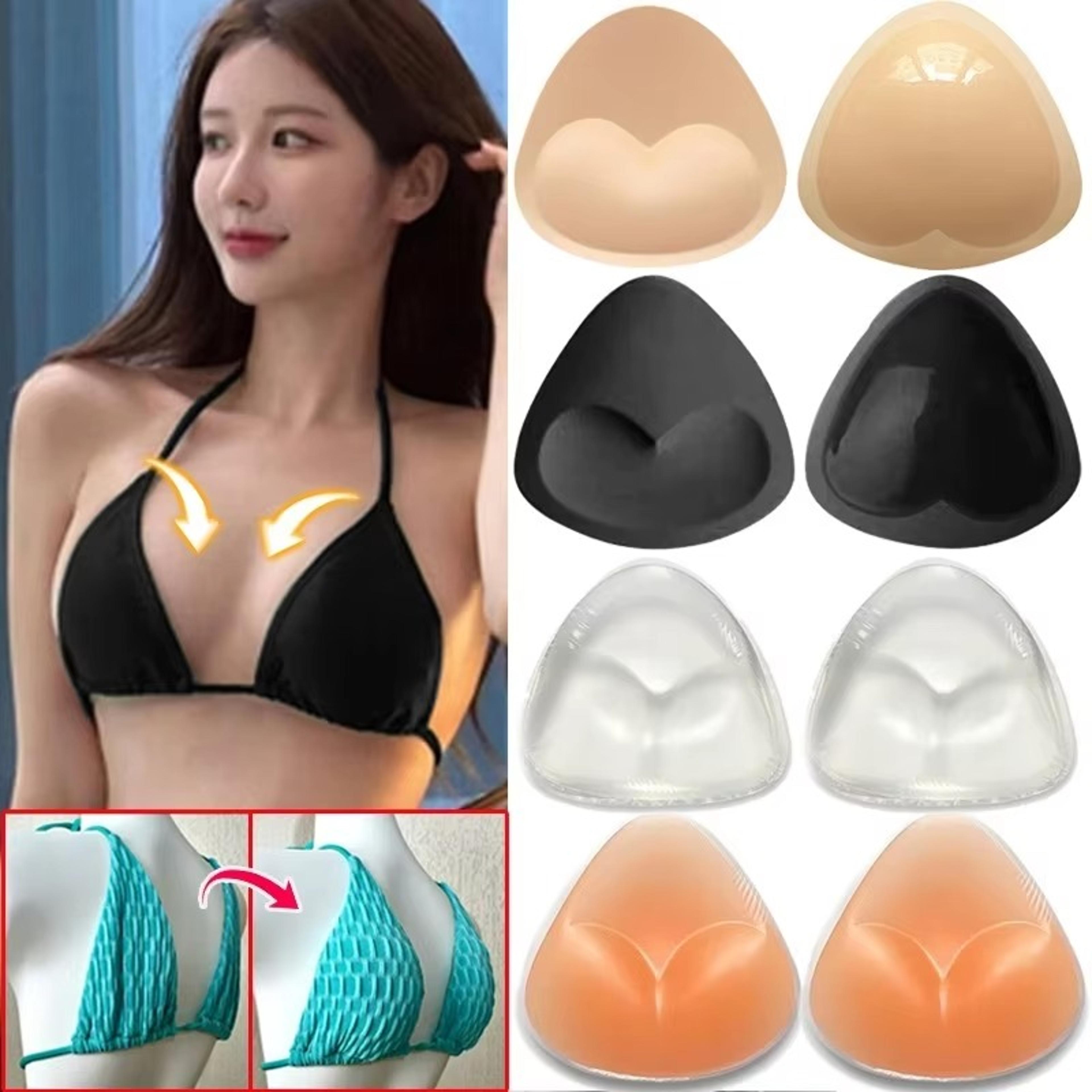 silicone bra inserts sticky push up pads for swimsuits and bikinis